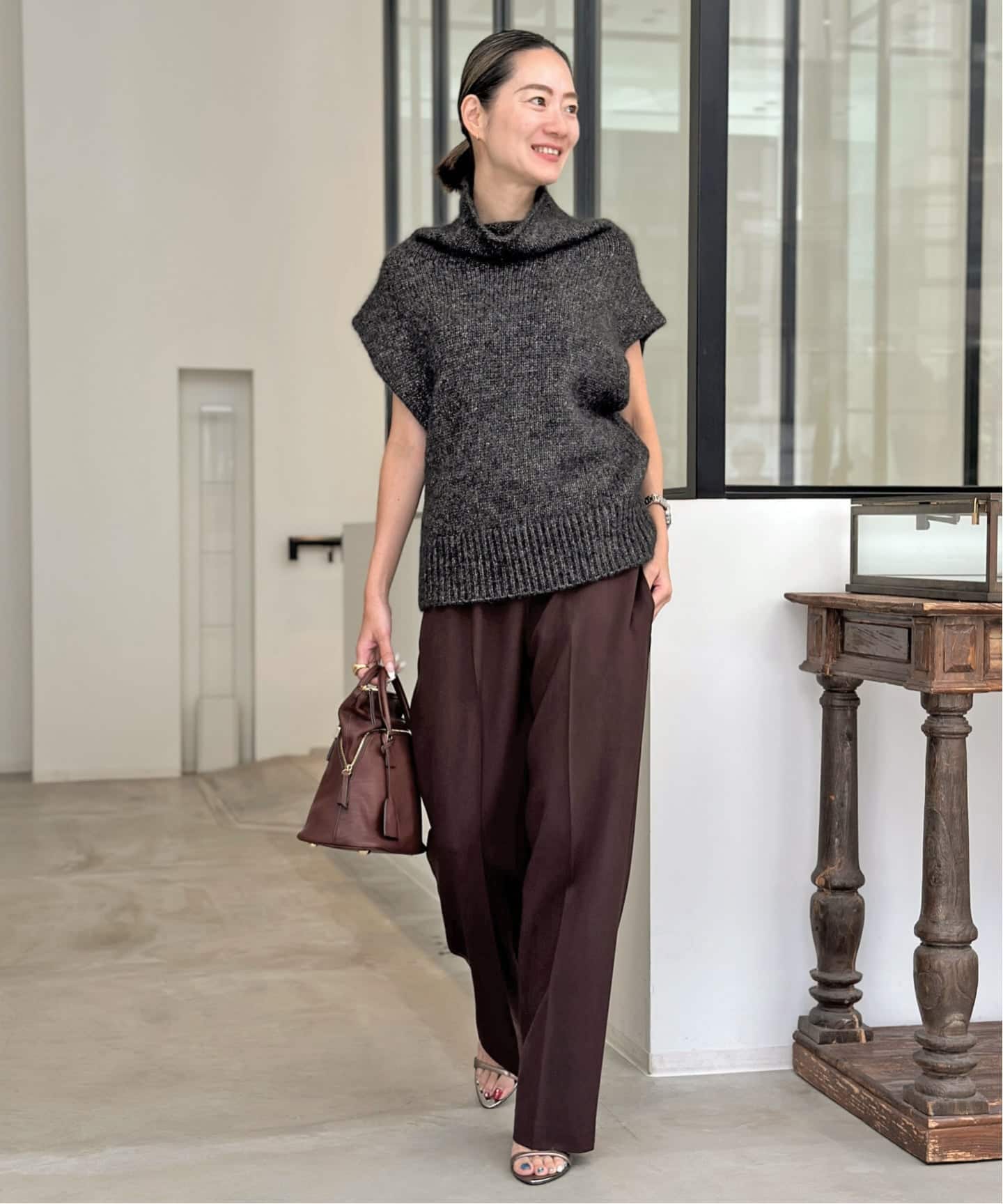 【新品・紙タグ付】アパルトモンのCenter Press Pants Center Press Pants（スラックス）｜L'Appartement（アパルトモン）の