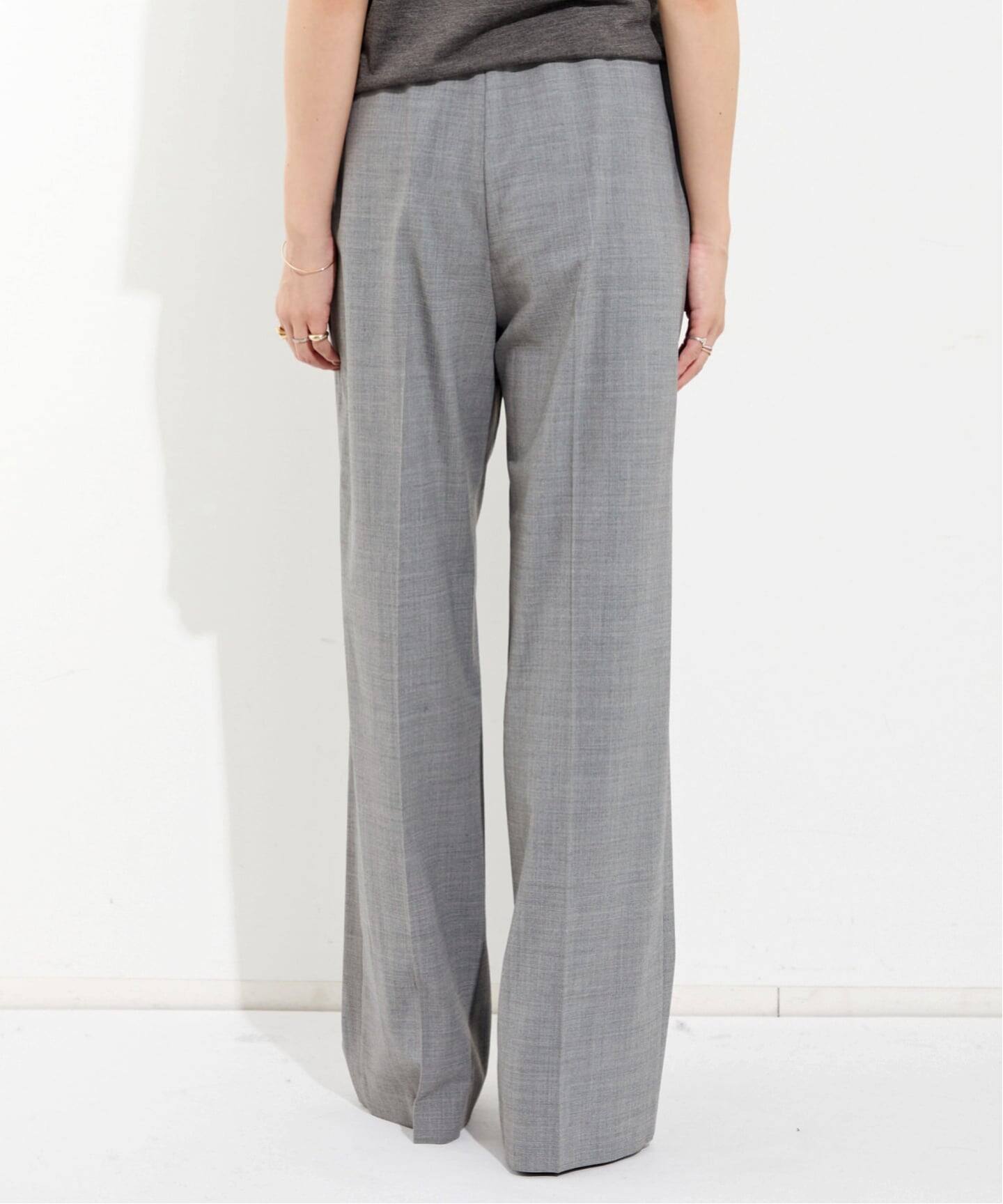 L'Appartement Relax Pants グレー　サイズ38 SEMI-FLARED PANTS（スラックス）｜L'Appartement（アパルトモン