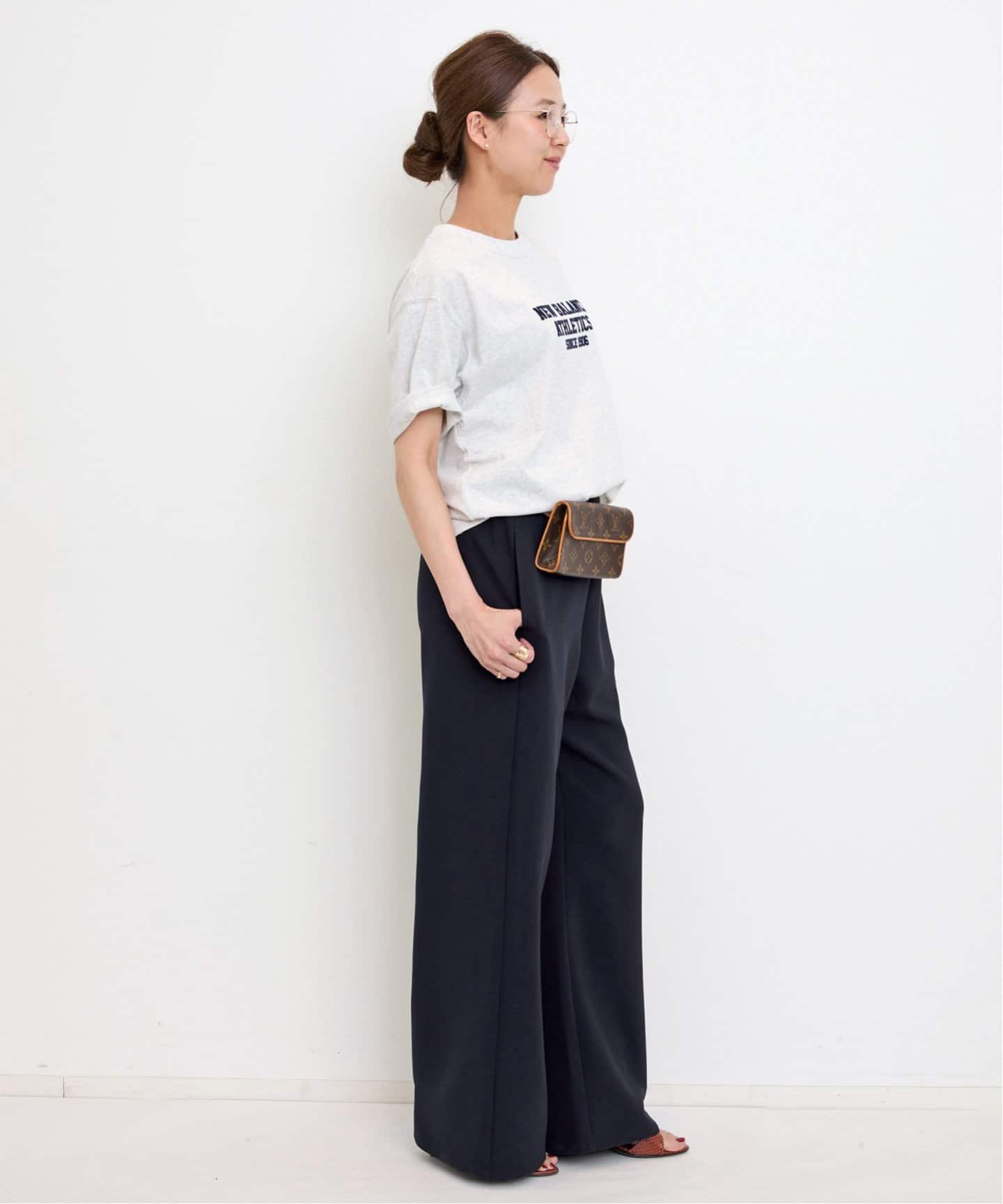 アパルトモン　ワイドパンツ　38 Wrap Wide Pants（その他パンツ）｜L'Appartement（アパルトモン