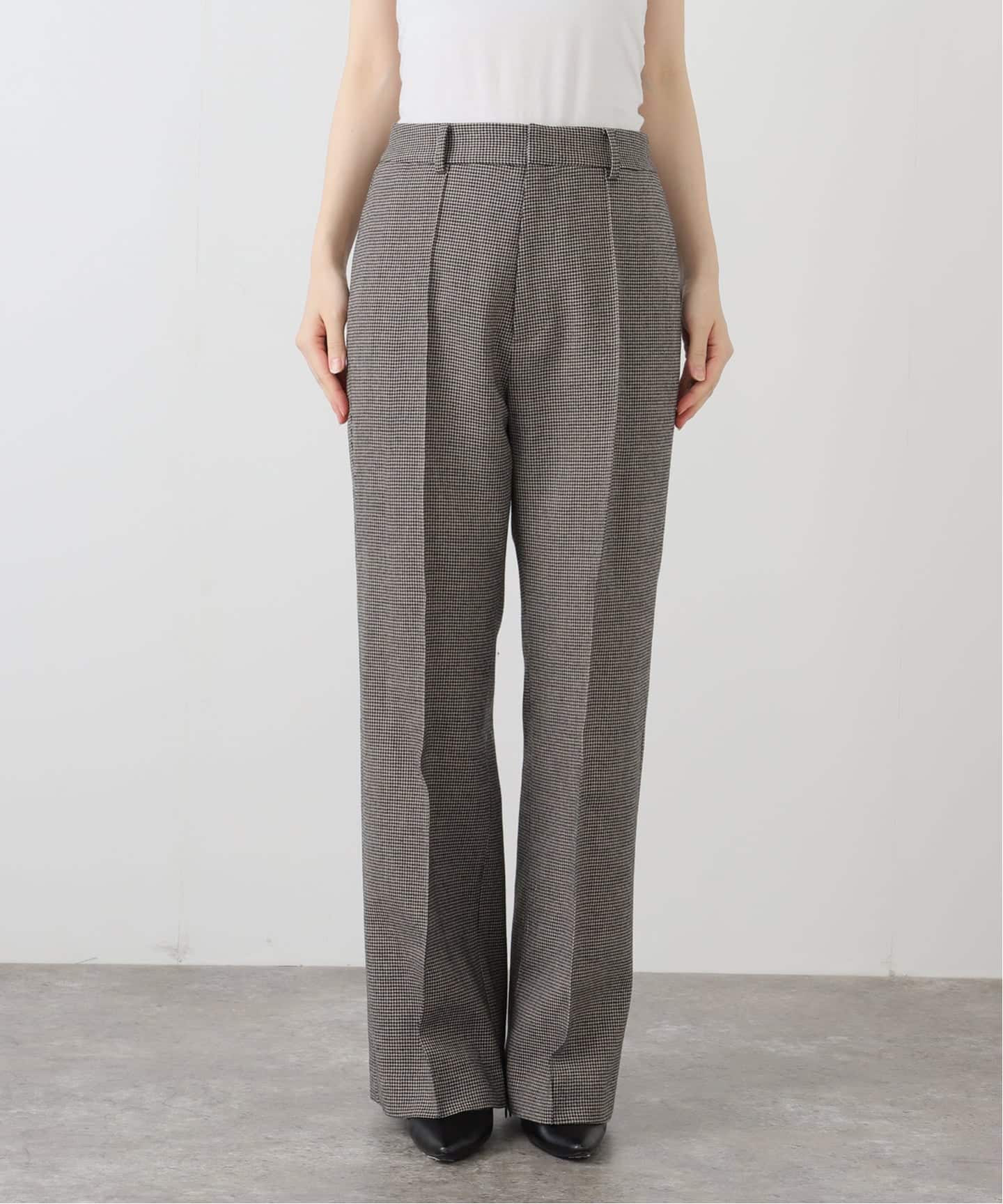 Houndstooth Side Zip Pants（スラックス）｜L'Appartement
