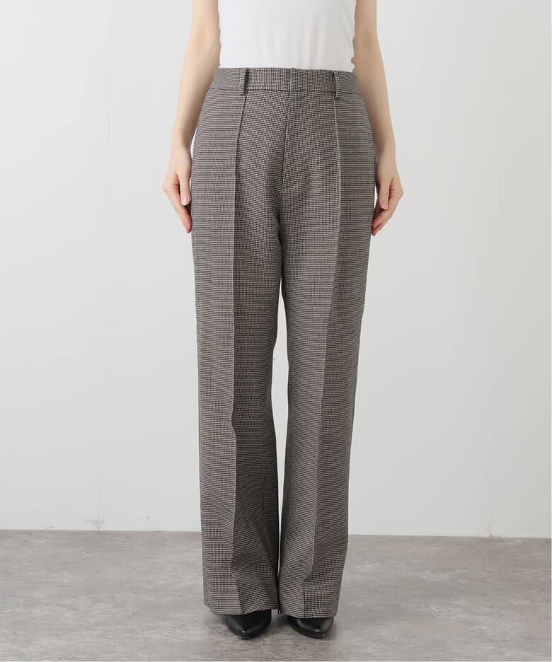 Houndstooth Side Zip Pants（スラックス）｜L 