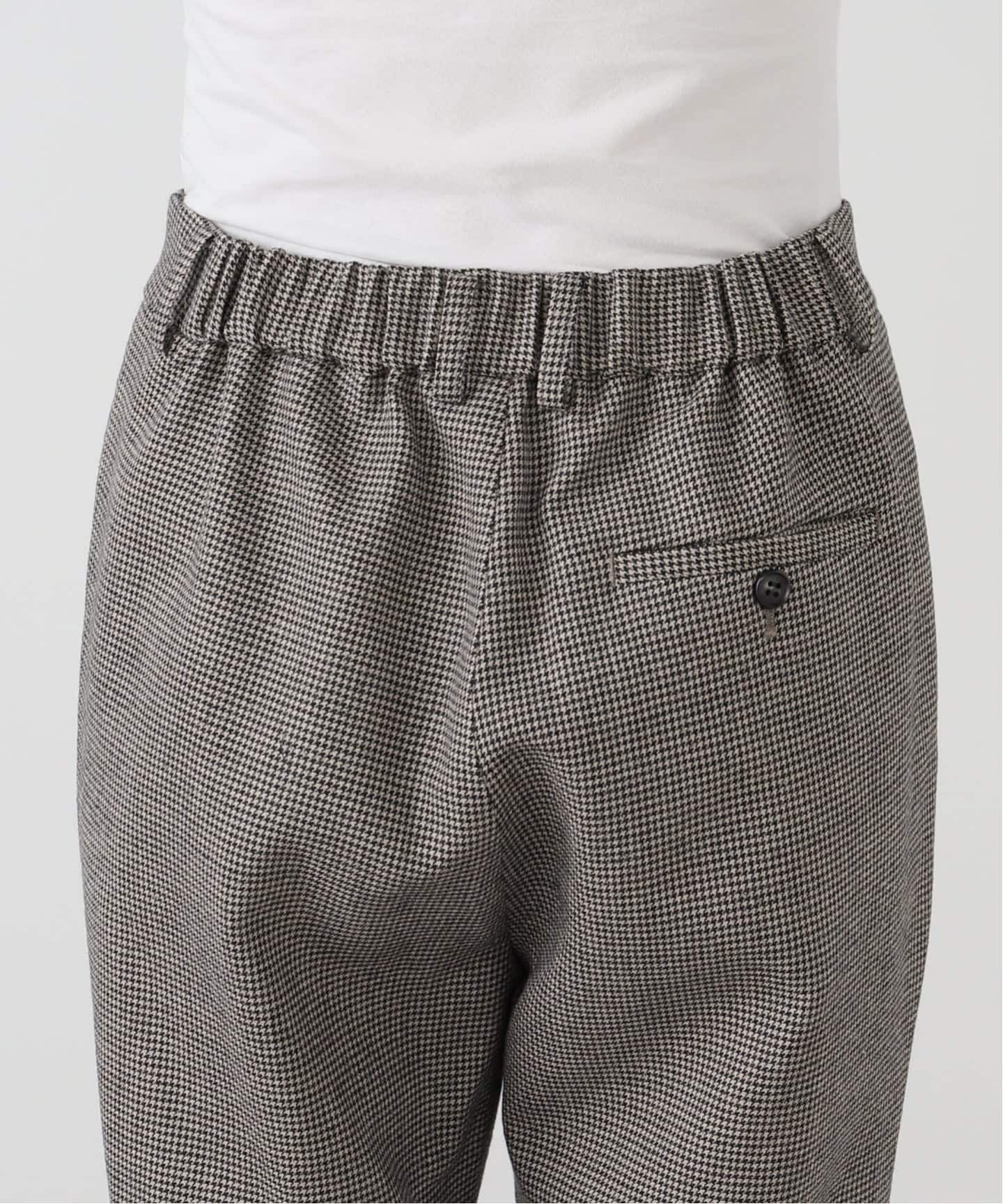 Houndstooth Side Zip Pants（スラックス）｜L'Appartement