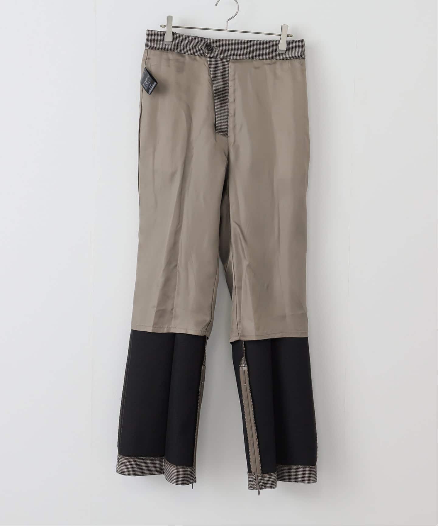新品同様 L'Appartement Side Zip Pants Houndstooth Side Zip Pants(スラックス)|L'Appartement