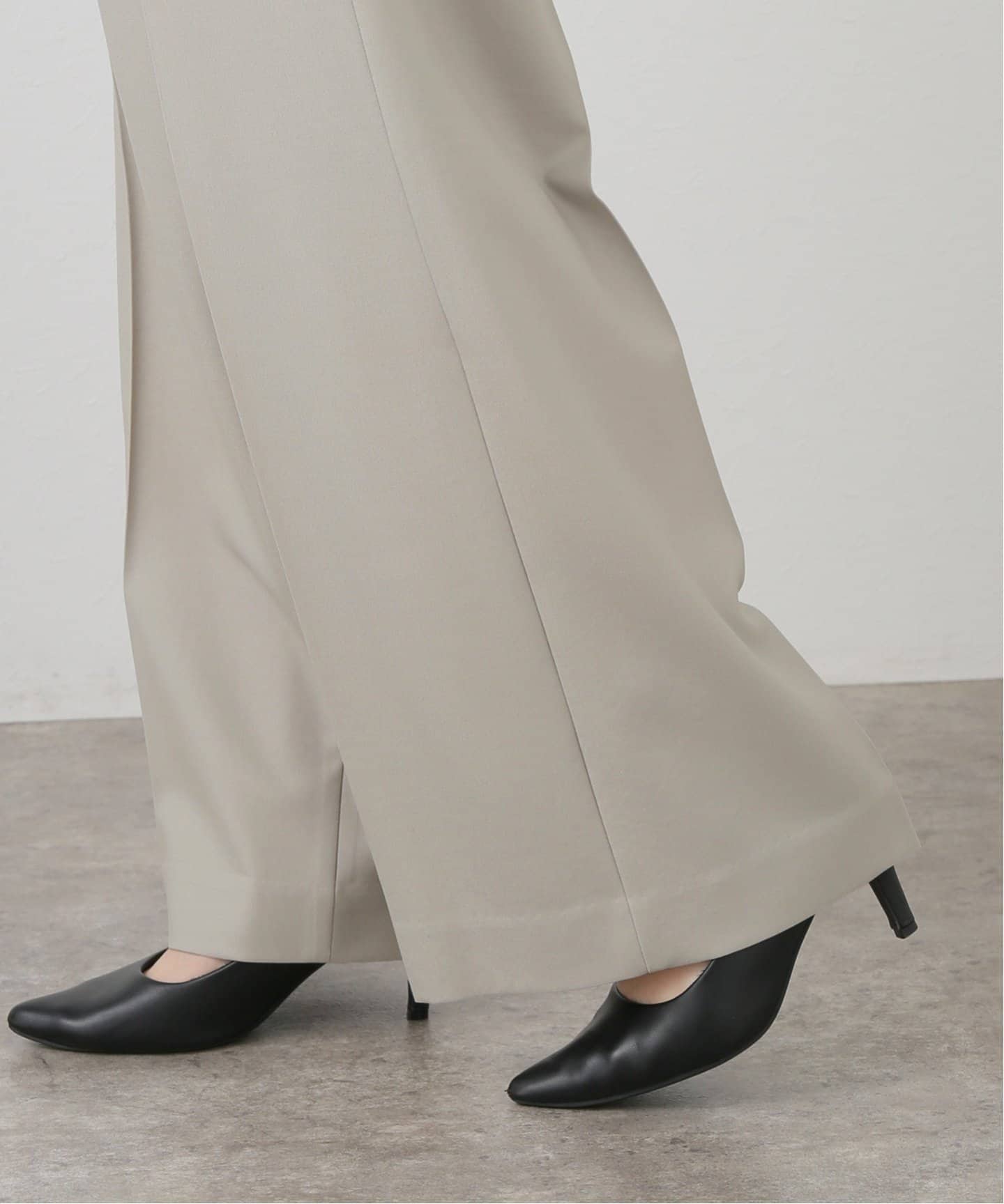 【epa】twill wide pants ツイルワイドパンツS ベージュ epa】twill wide pants ツイルワイドパンツS ベージュ epa
