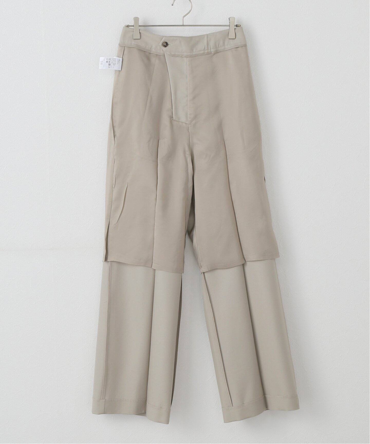 Twill Wide Pants（スラックス）｜L'Appartement（アパルトモン