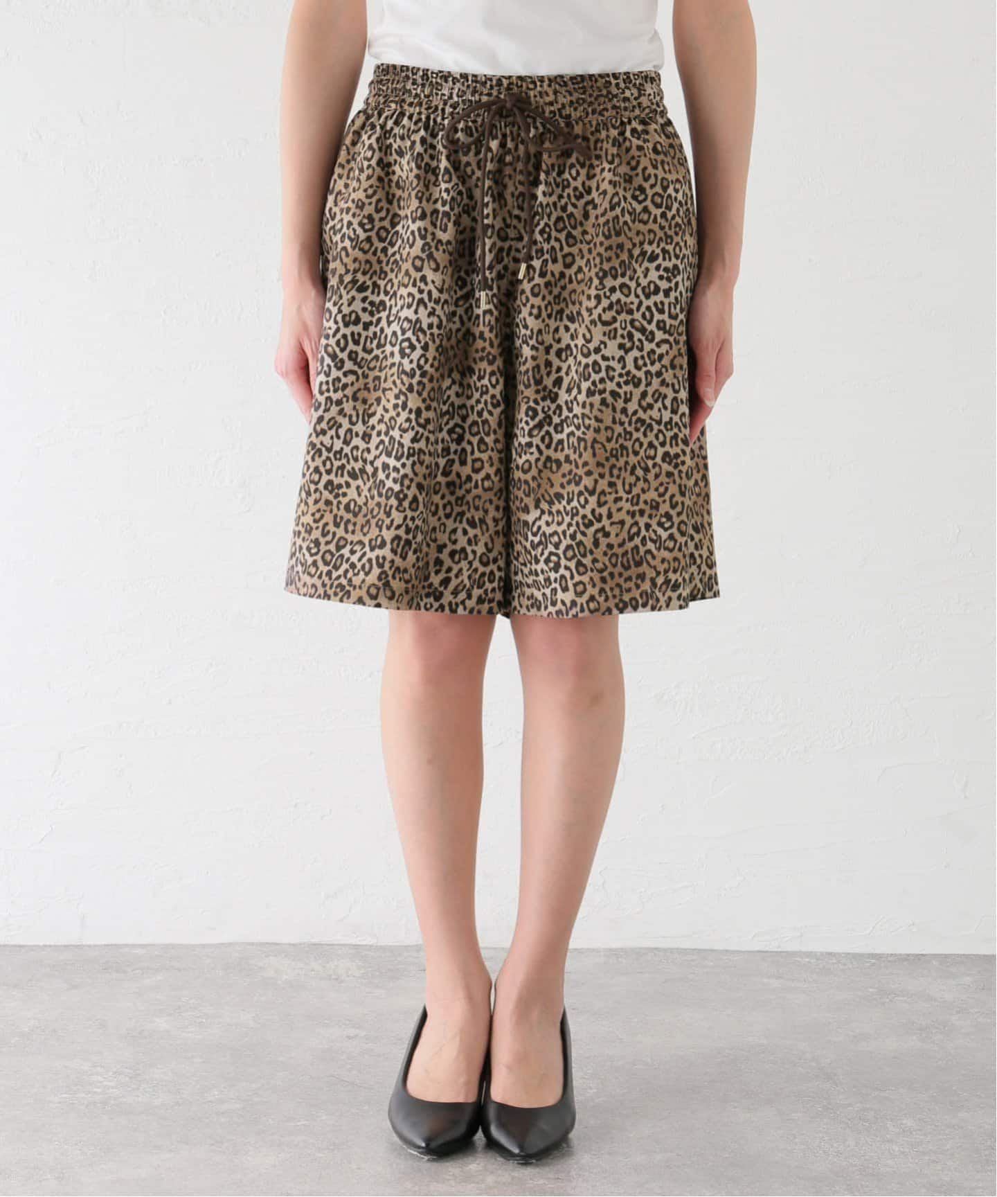 専用l'appartement レオパードプリントショートパンツ　未使用タグ付 Leopard Print Short Pants（ショート・ハーフパンツ）｜L