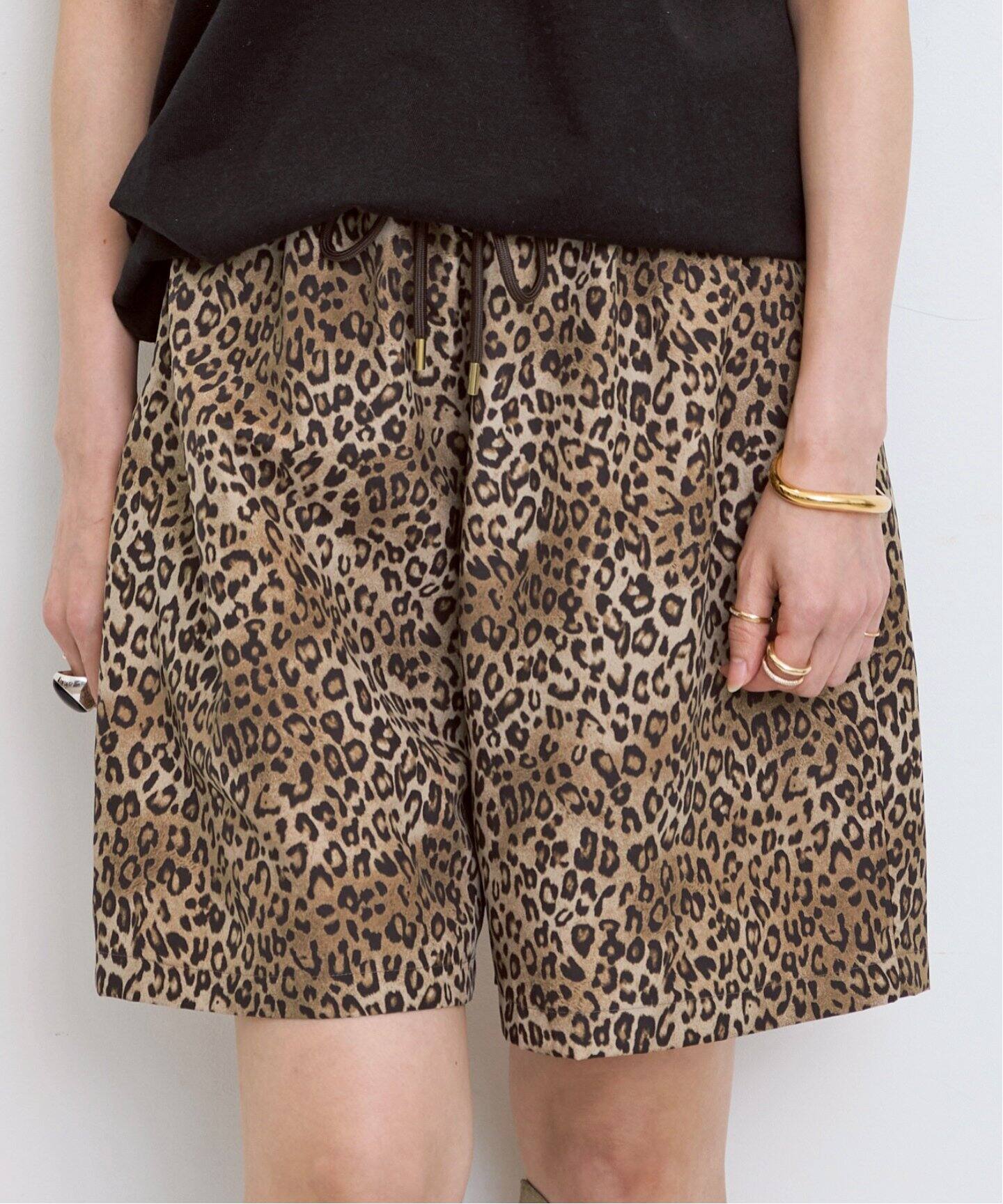 Leopard Print Short Pants（ショート・ハーフパンツ）｜L 