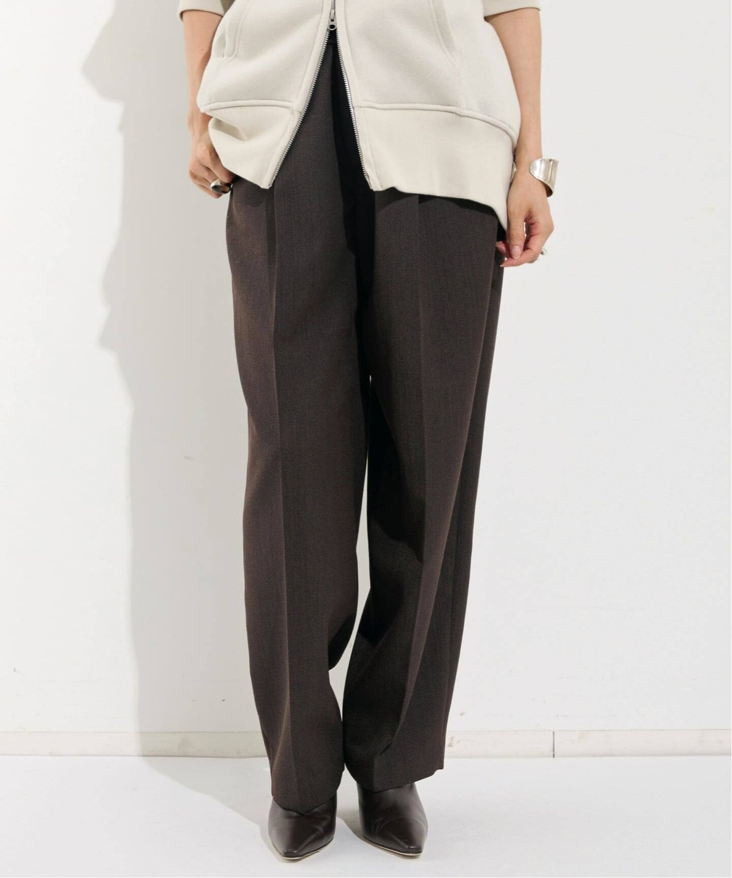ORDINARY JOY/オーディナリー ジョイ】Vintage Wool Kersey Trousers