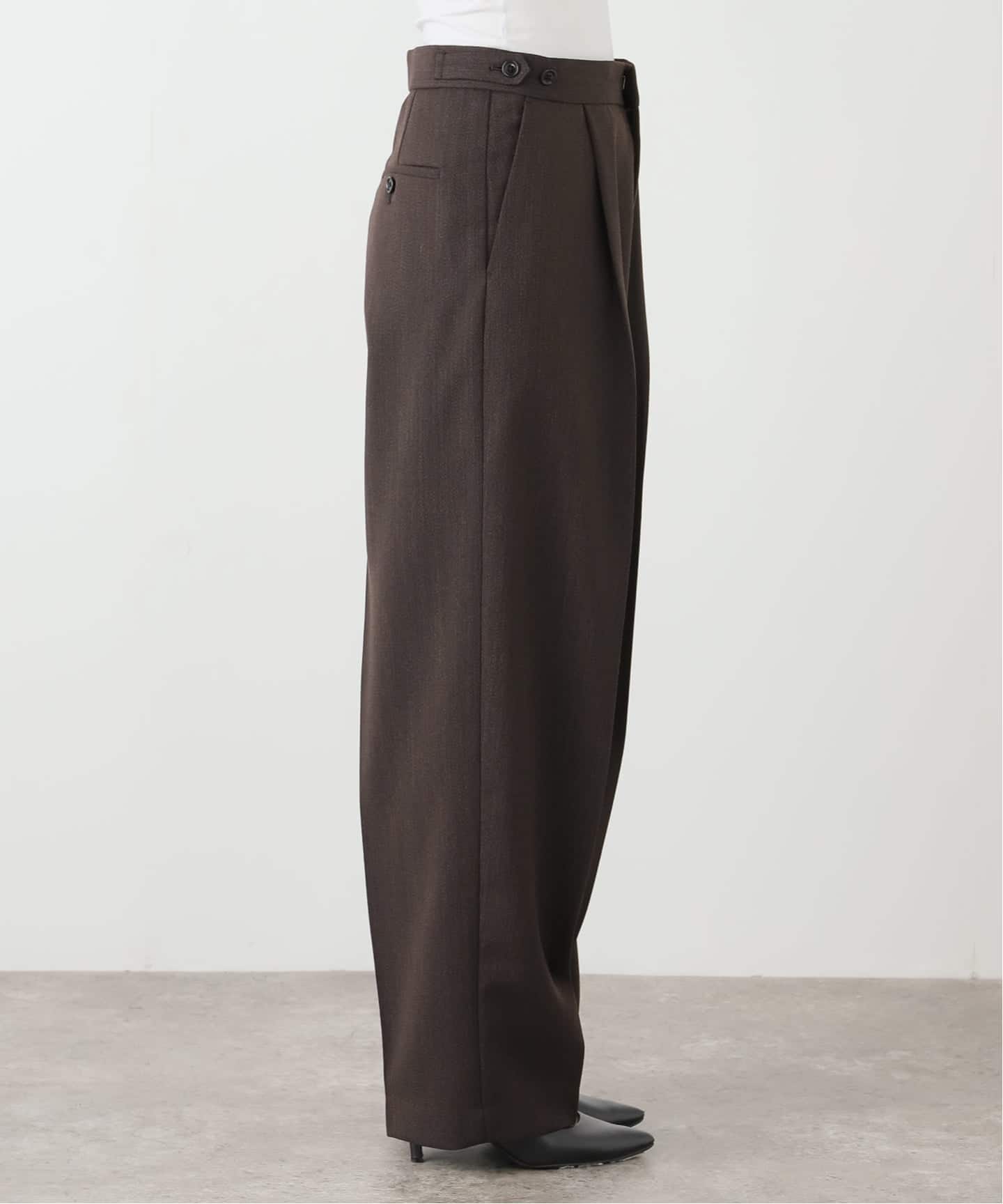 ORDINARY JOY/オーディナリー ジョイ】Vintage Wool Kersey Trousers