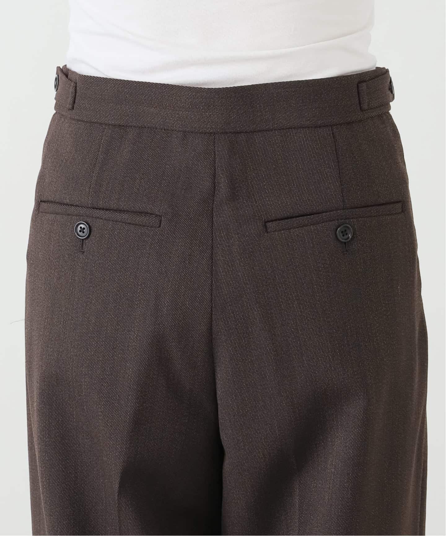 ORDINARY JOY/オーディナリー ジョイ】Vintage Wool Kersey Trousers