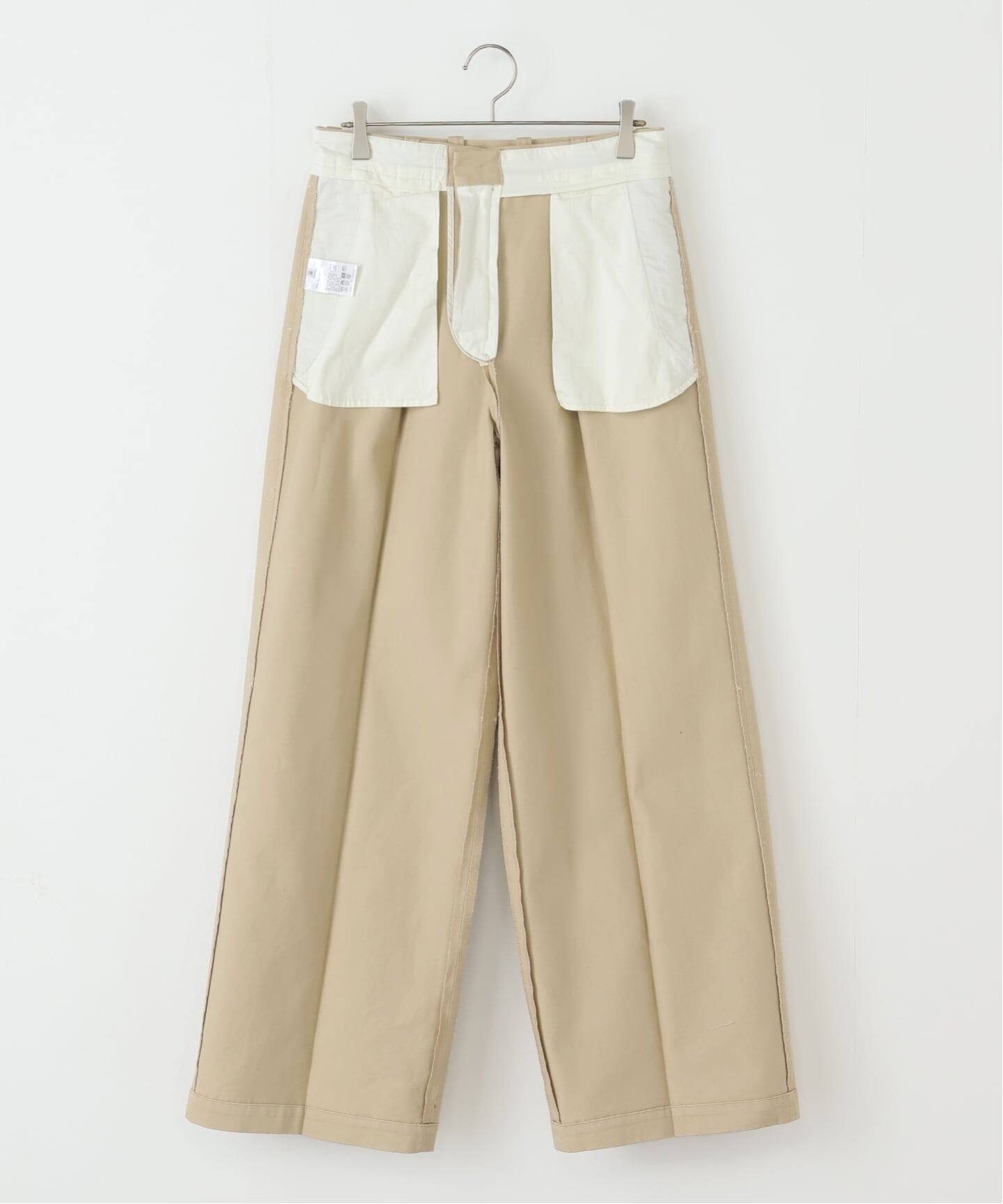 予約》CHINO WIDE PANTS（チノパンツ）｜L'Appartement