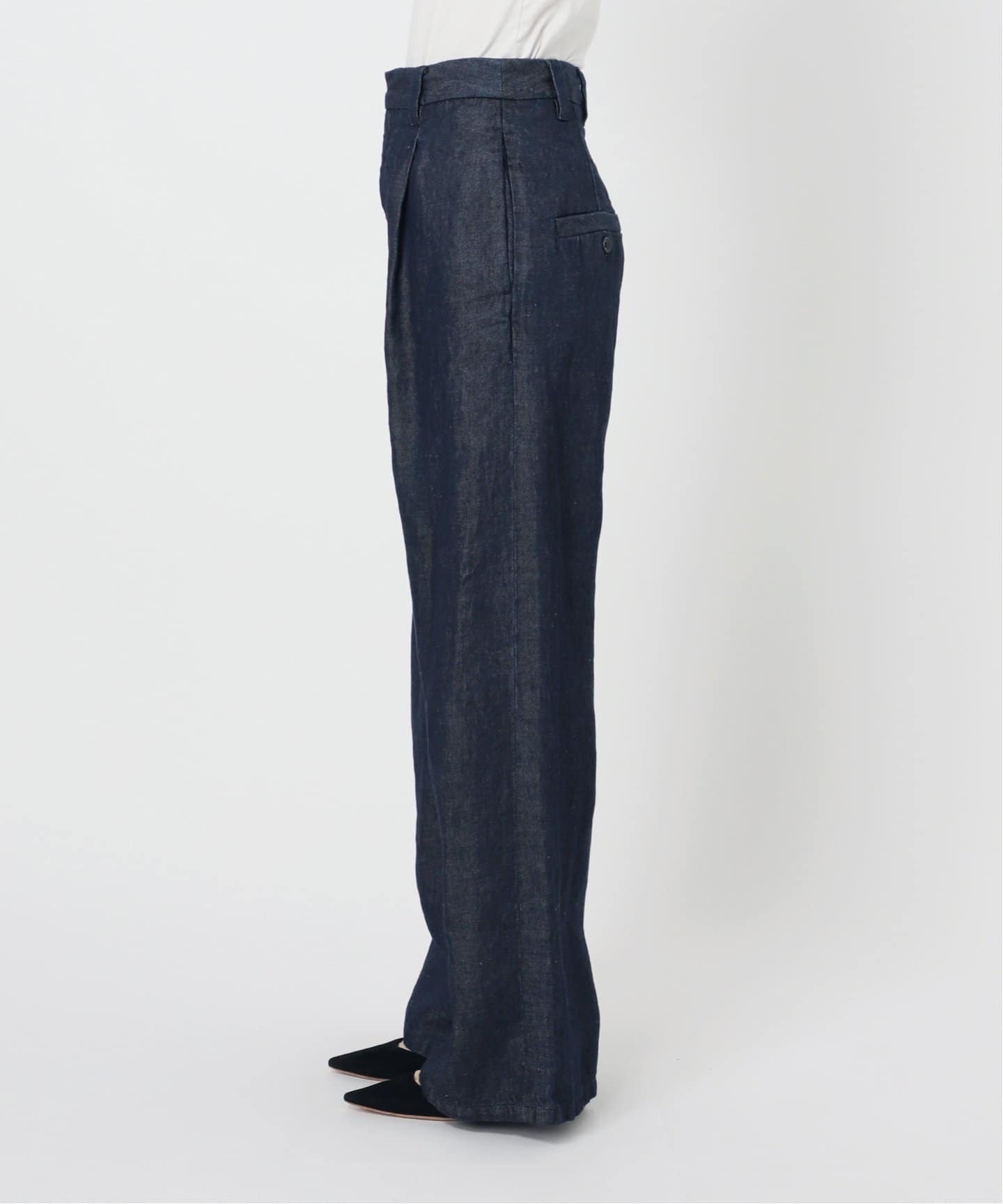 LINEN DENIM PANTS（デニムパンツ・ジーンズ）｜L'Appartement