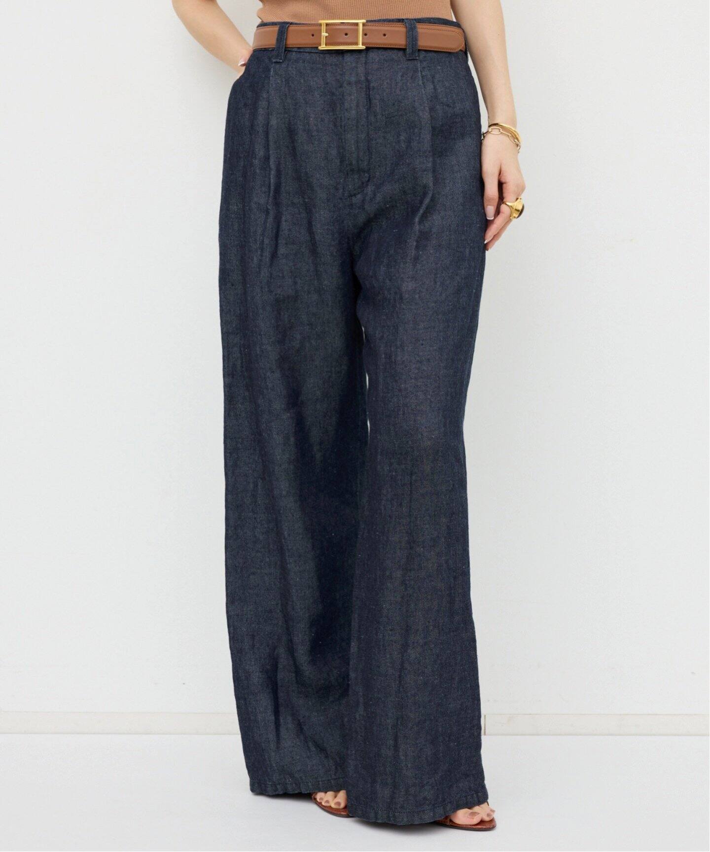 LINEN DENIM PANTS（デニムパンツ・ジーンズ）｜L
