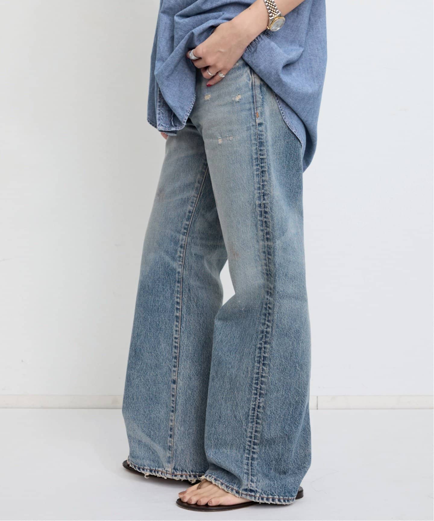 超特価セール開催！！ UPPER HIGHTS/アッパー ハイツ】 FLARE DENIM（デニムパンツ パンツ