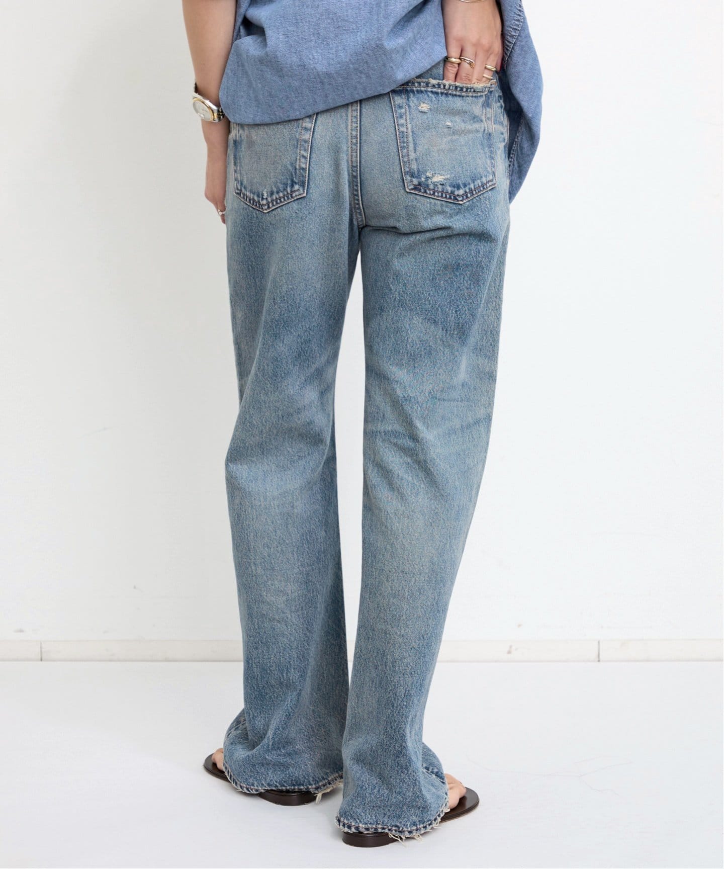 L'Appartement upper hights アッパーハイツ　デニム UPPER HIGHTS/アッパー ハイツ】 FLARE DENIM（デニムパンツ
