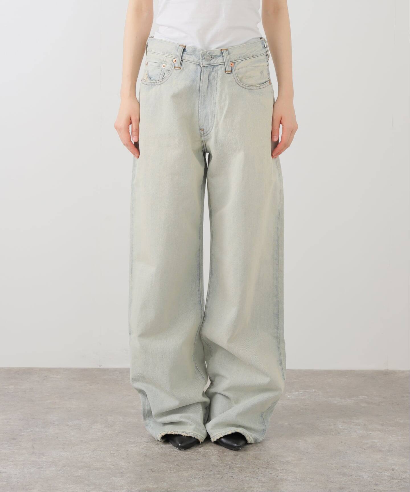 【新品・タグ付き】デニミストTERI WIDE LEG JEAN 24号 DENIMIST/デニミスト】 TERI WIDELEG JEAN（デニムパンツ・ジーンズ