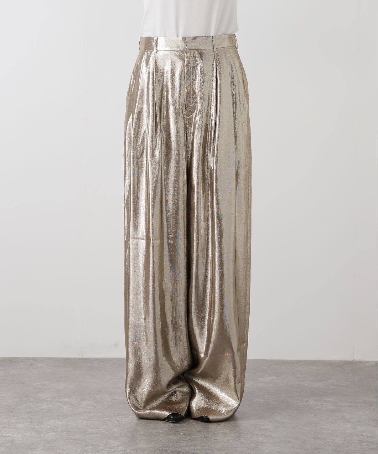 INDRESS PLEATED PANTS（スラックス）｜L'Appartement（アパルトモン