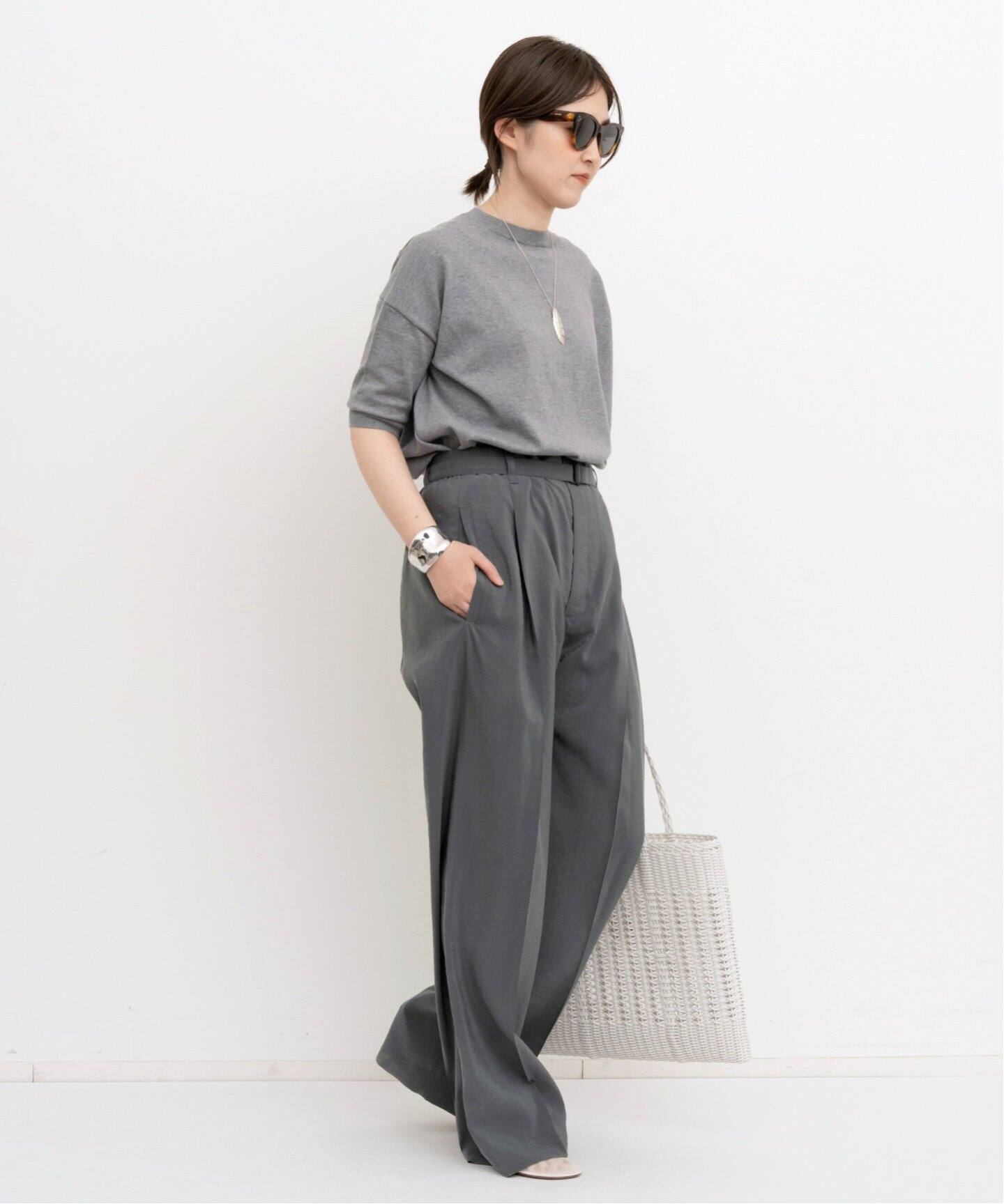 LE MAIRE/ルメール】 BELTED RELAXED PANTS（その他パンツ）｜L 