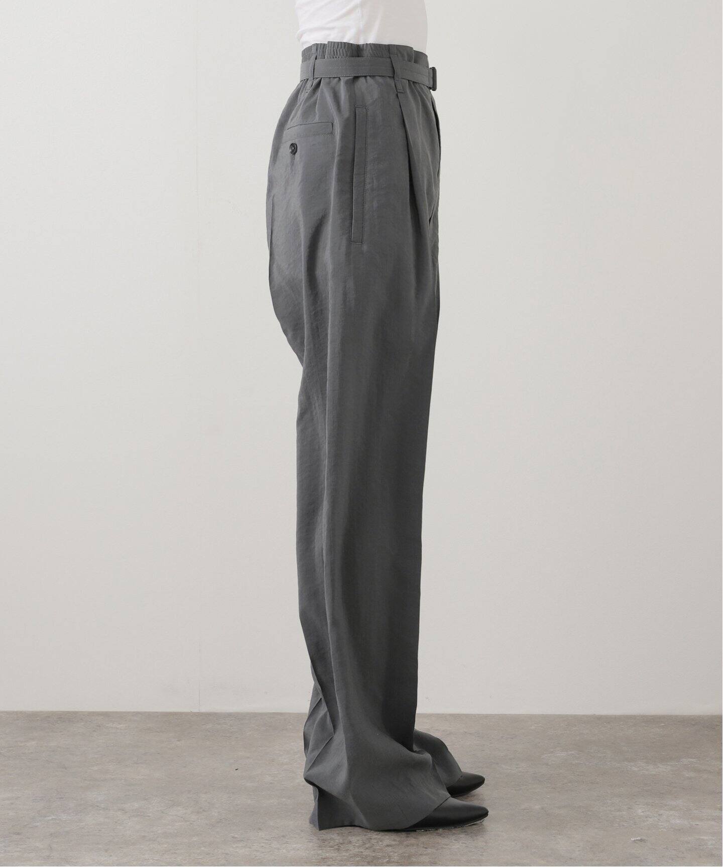 Lemaire loose belted trousers サマーウール