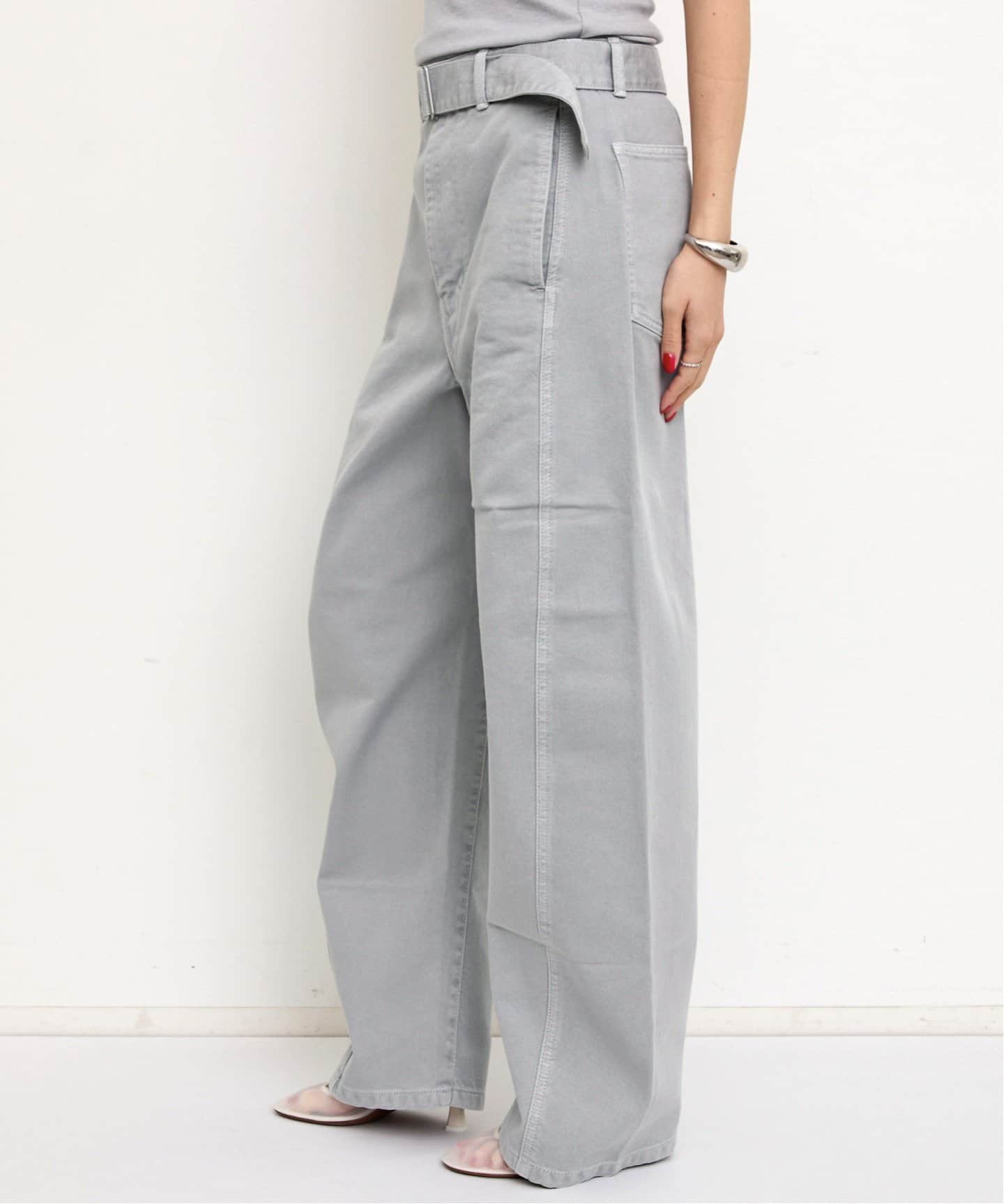 ルメール 25SS TWISTED BELTED PANTS ベルト付き M LEMAIRE - 【残り一点】Twisted Belted Pants | ACRMTSM ONLINE