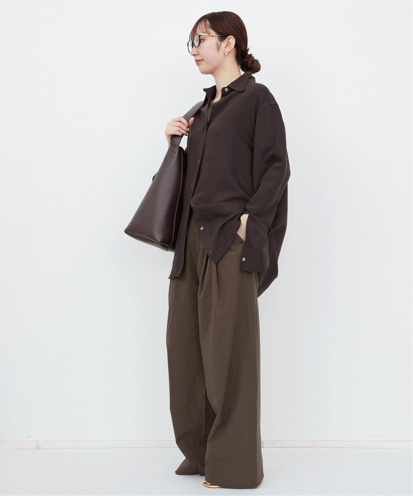 STUDIO NICHOLSON/スタジオ ニコルソン】 DOUBLE VOLUME PLEAT PANTS 