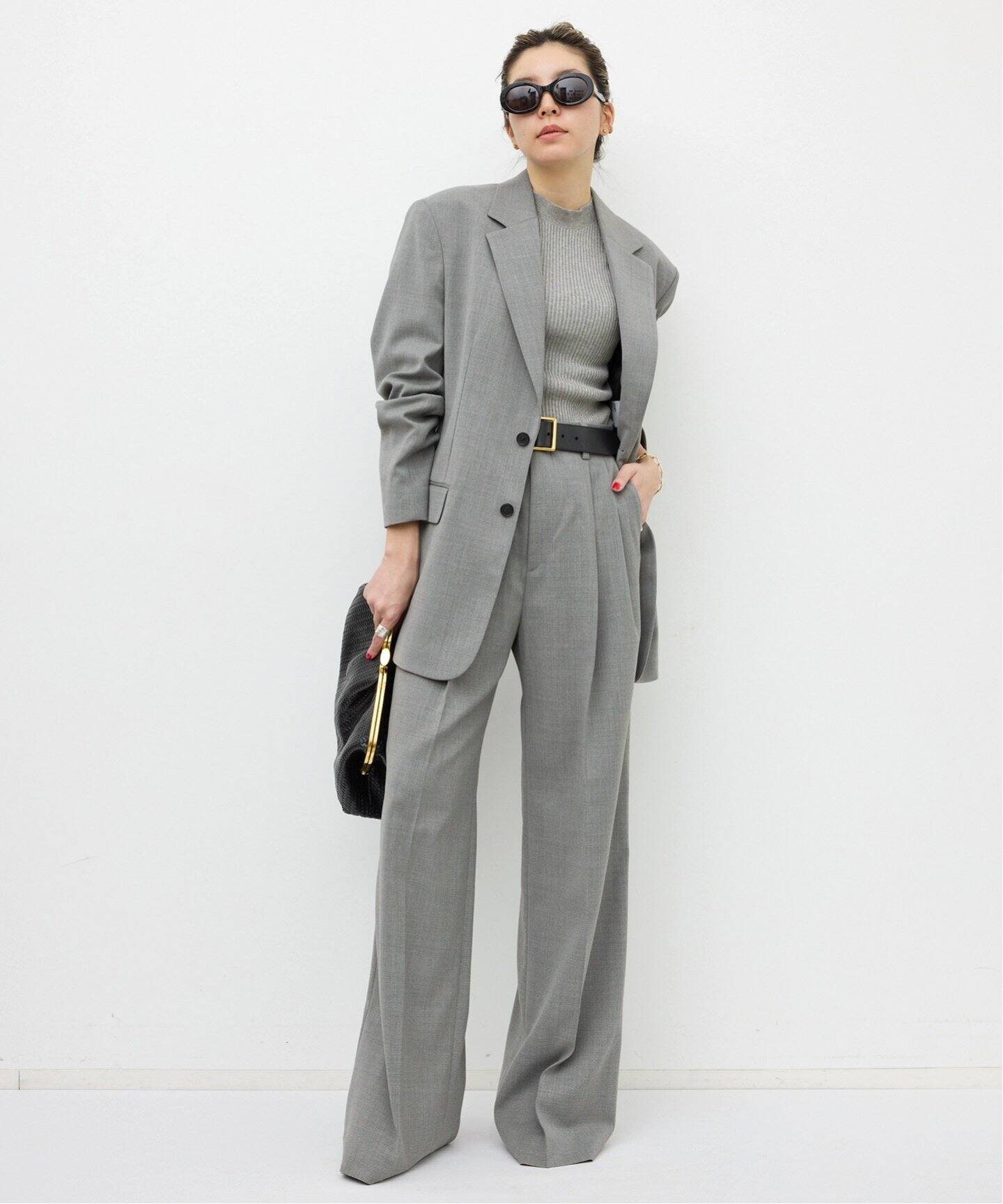 FILIPPA K/フィリッパ コー】 DARCEY WOOL TROUSERS（スラックス）｜L 