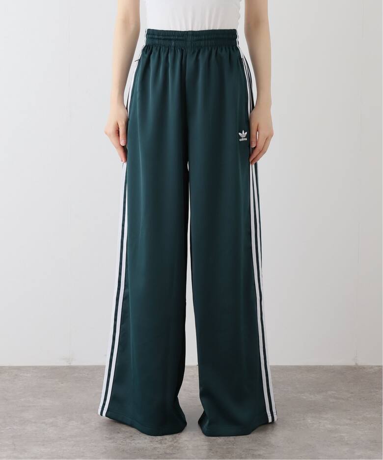 ADIDAS/アディダス】 SATIN WIDE PANTS（ジャージ／トラックパンツ 