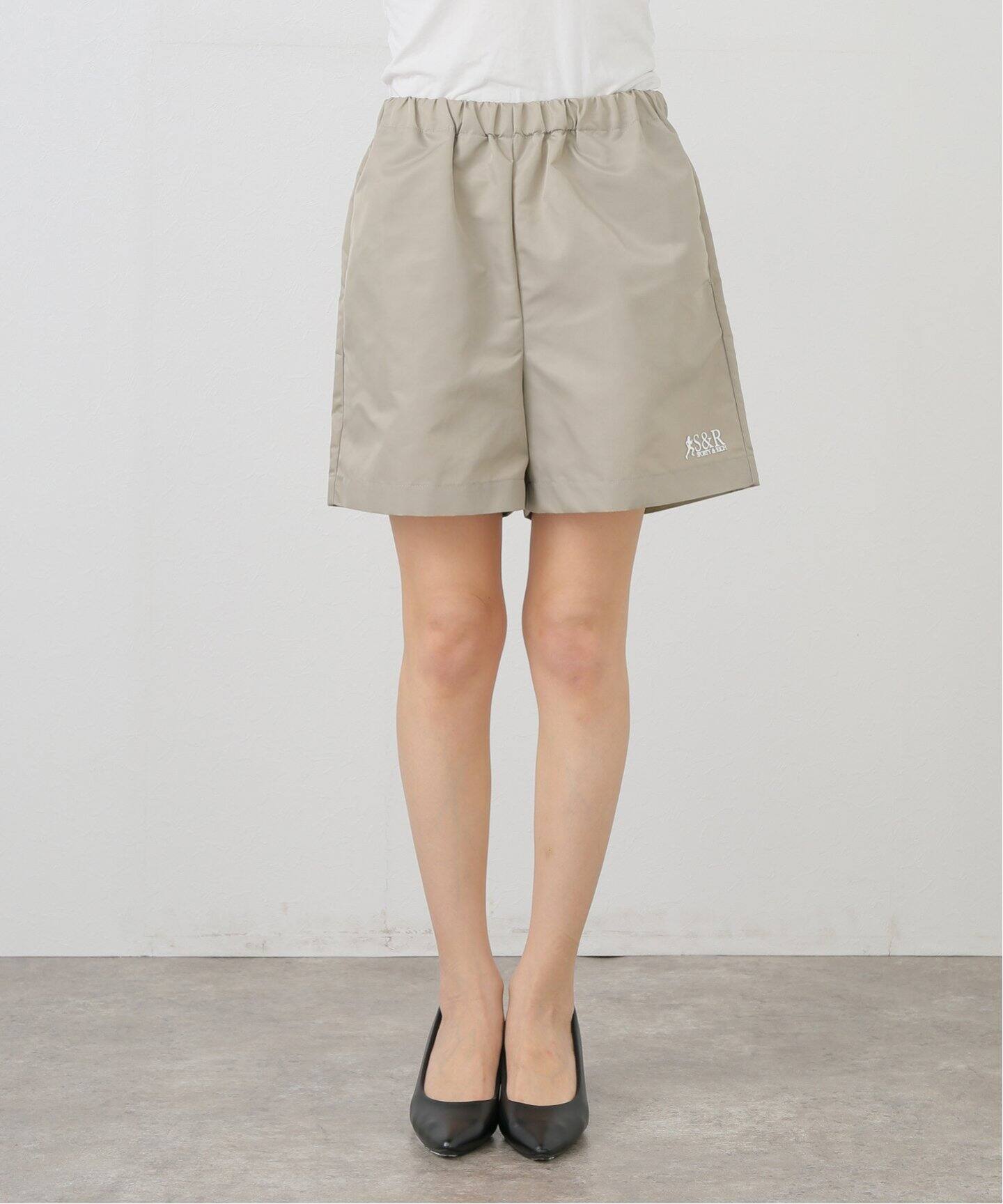 SPORTY&RICH/スポーティアンドリッチ】 SR RUNNNR NYLON SHORT
