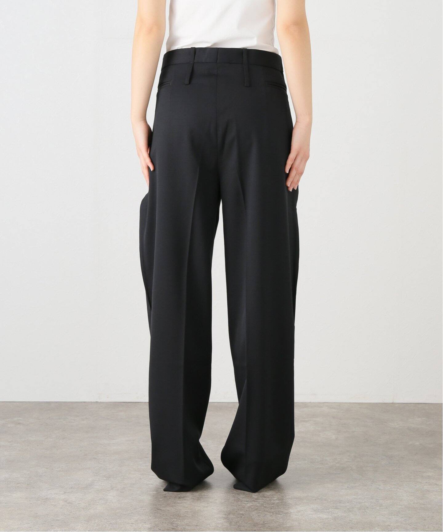 BETTTER/ベター】 HIGH WAISTED TROUSERS（スラックス）｜L 
