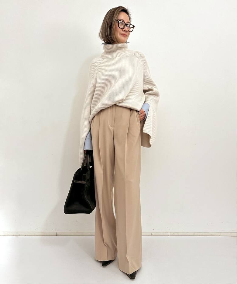 FILIPPA K/フィリッパ コー】 DARCEY WOOL TROUSERS（スラックス）｜L 