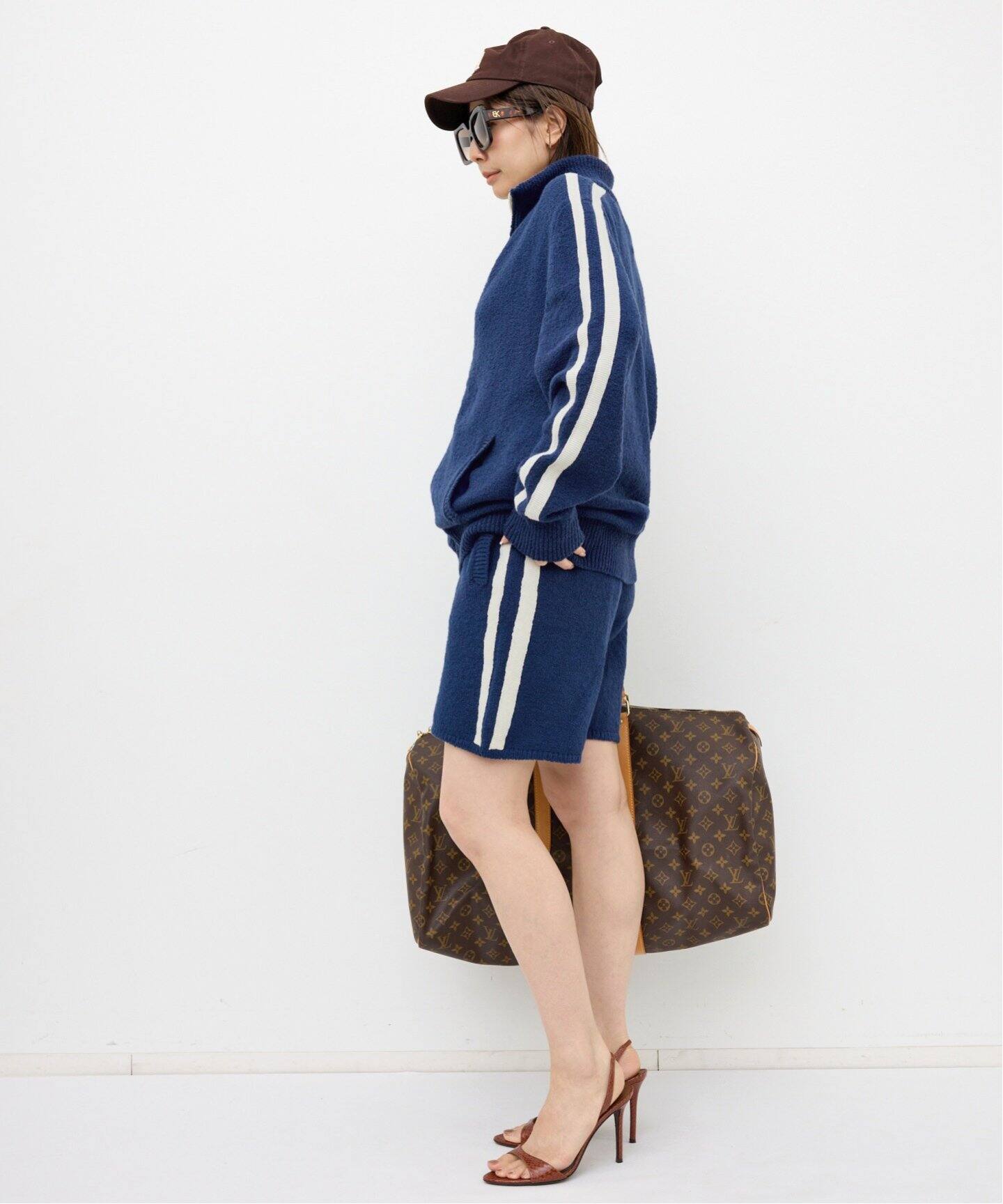 LANEUS/ラネウス】 KNITTED BERMUDA PANTS（ショート・ハーフパンツ