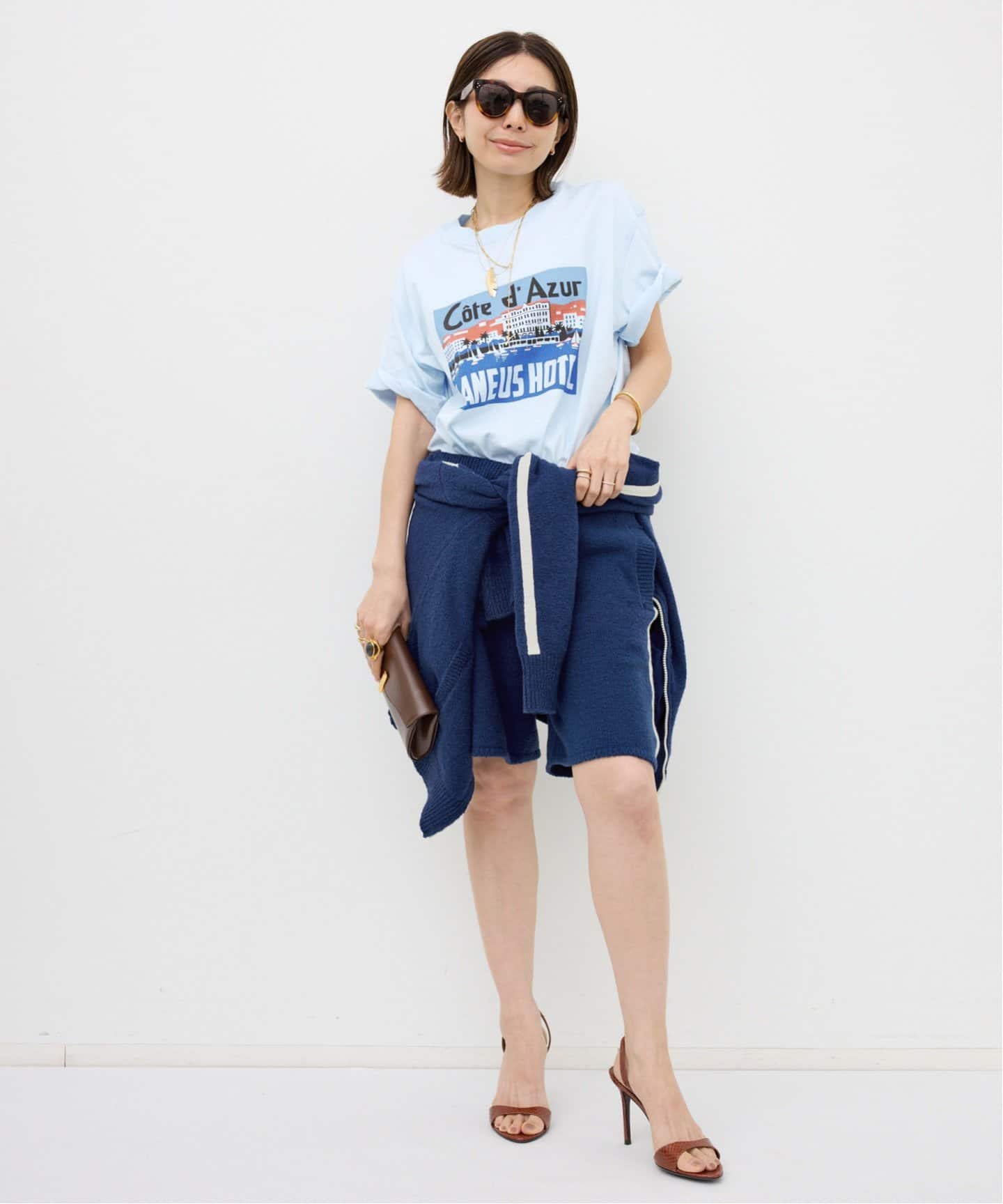 L'Appartement☆LANEUS☆アパルトモン LANEUS/ラネウス】 KNITTED BERMUDA PANTS（ショート・ハーフパンツ
