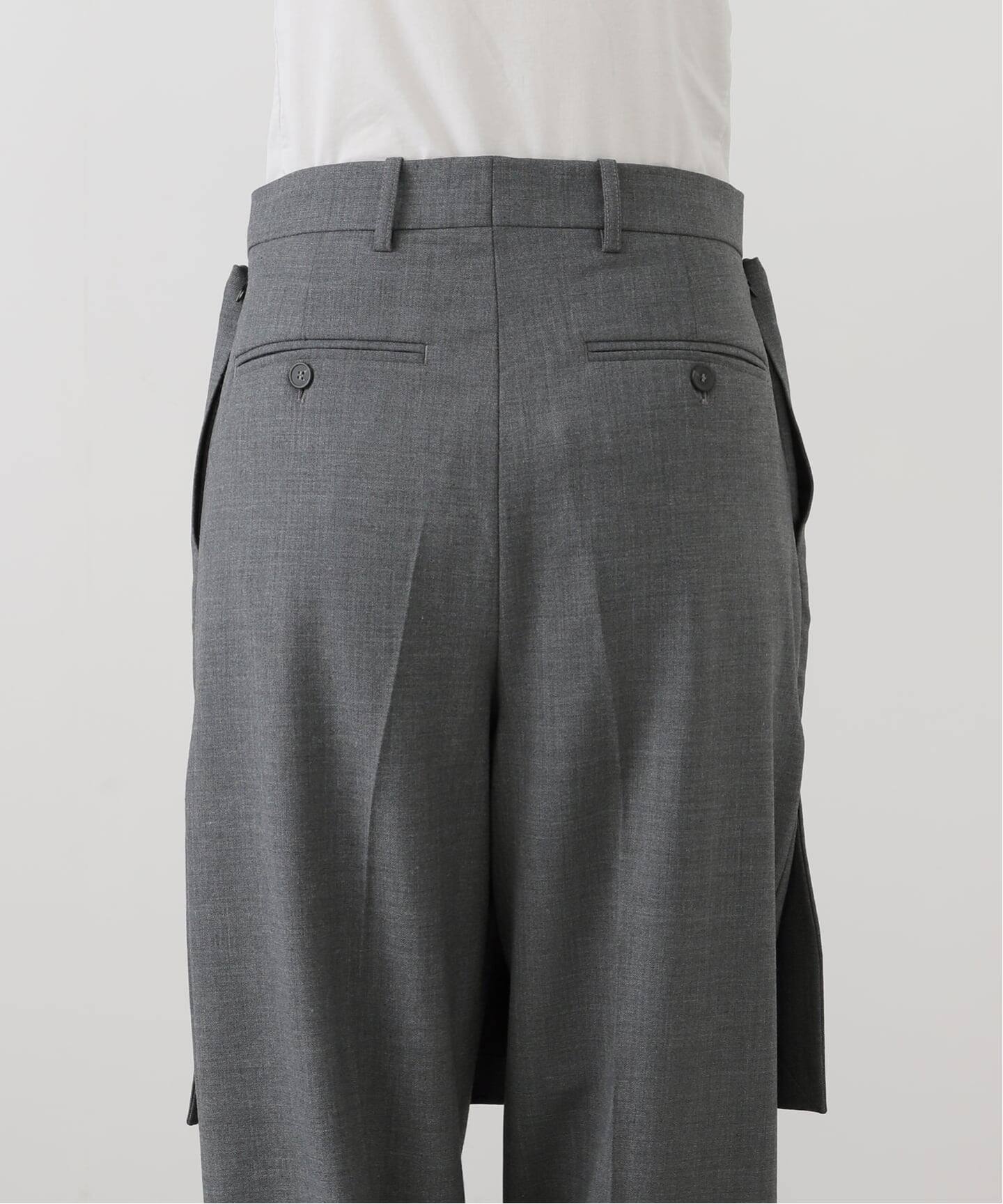 ♡美品♡ アパルトモン　リラックスパンツ　グレー　24SS BETTTER/ベター】 HYBRID SKIRT TROUSER（その他パンツ）｜L