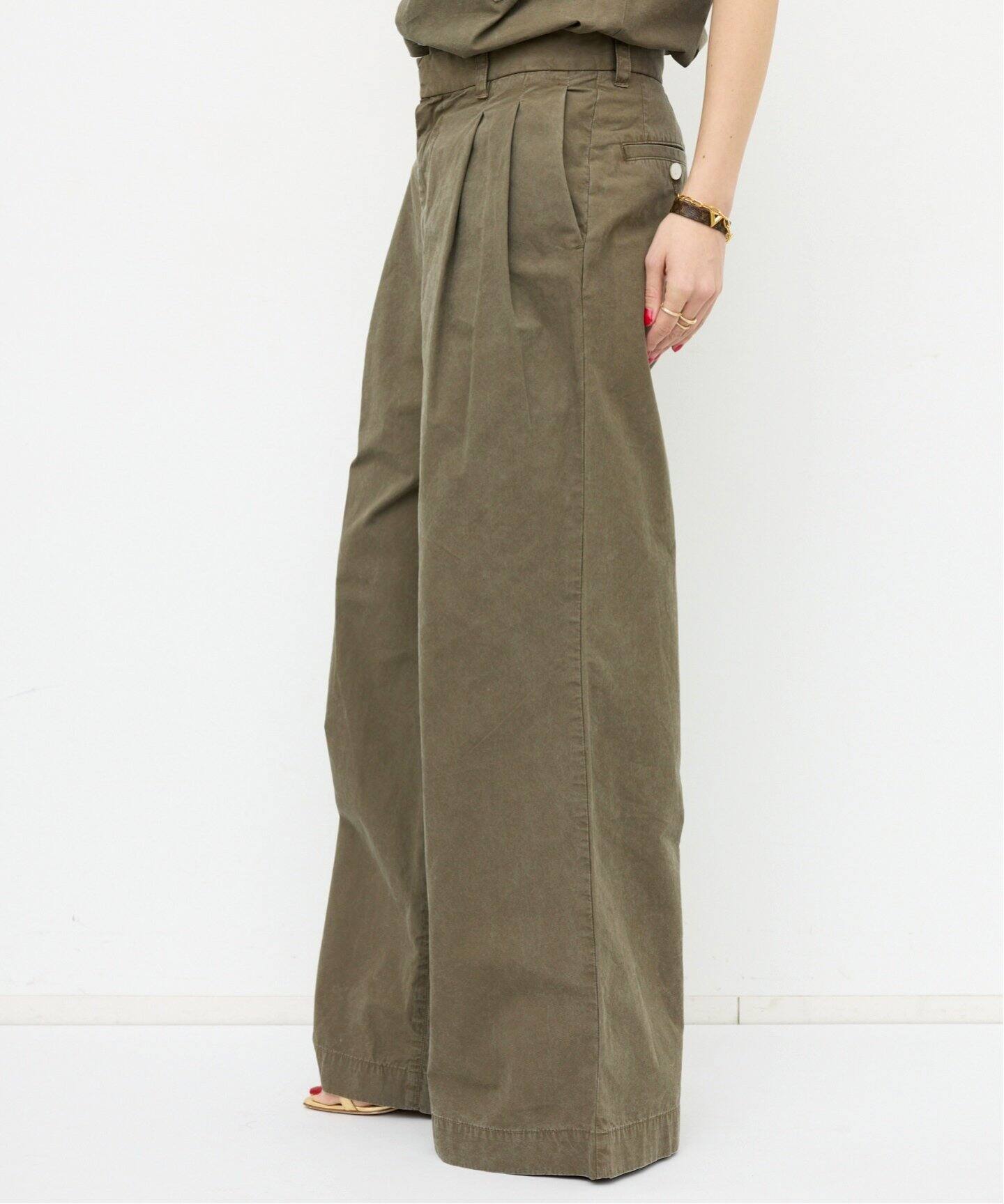 MADISON BLUE/マディソン ブルー】 PLEATED WIDE LEG PANTS（その他 