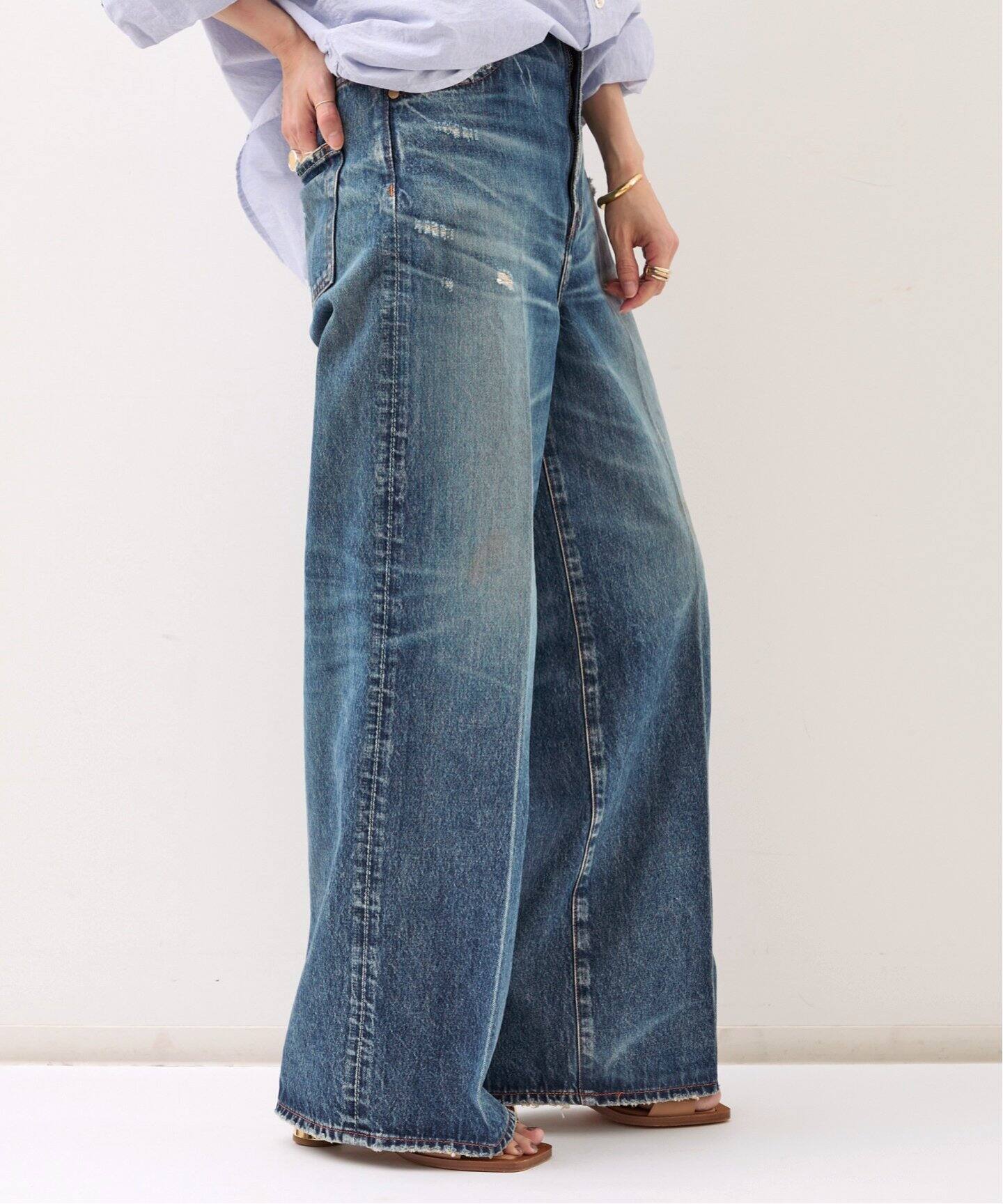 UPPER HIGHTS/アッパー ハイツ】 DAMAGE DENIM（デニムパンツ  