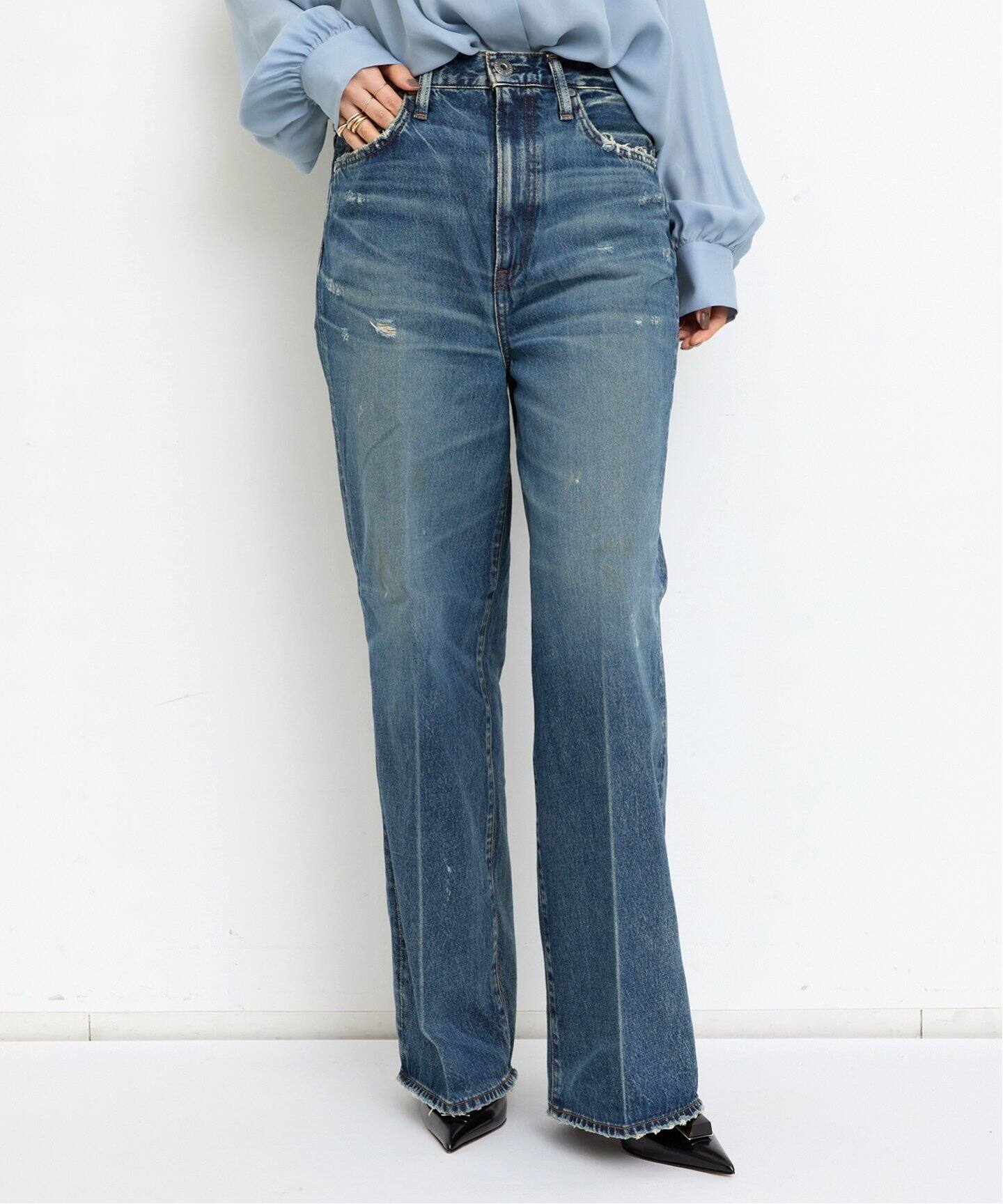 UPPER HIGHTS/アッパー ハイツ】 DAMAGE DENIM（デニムパンツ 