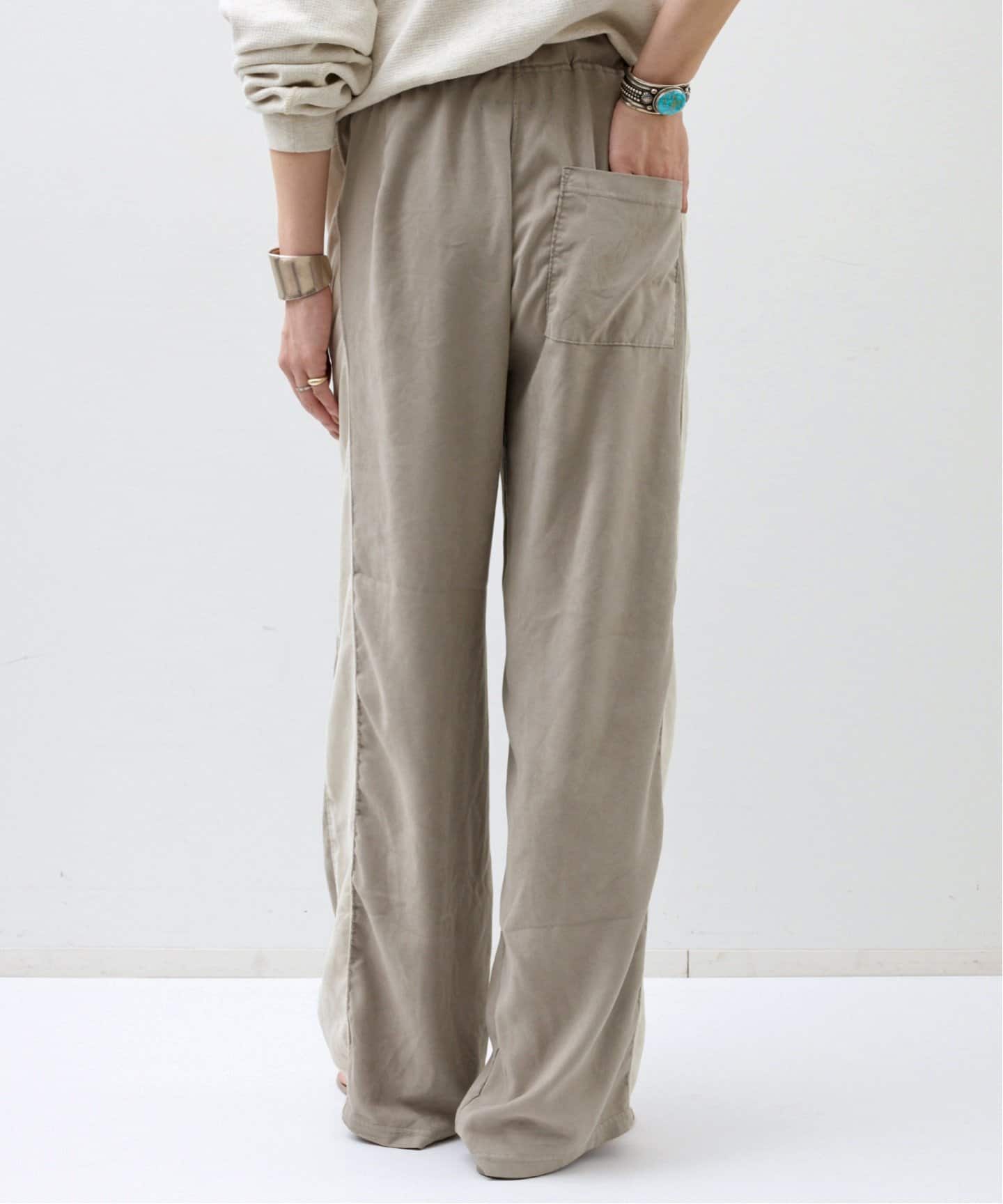 REMI RELIEF/レミ レリーフ】 SUEDE LIKE PANTS（その他パンツ