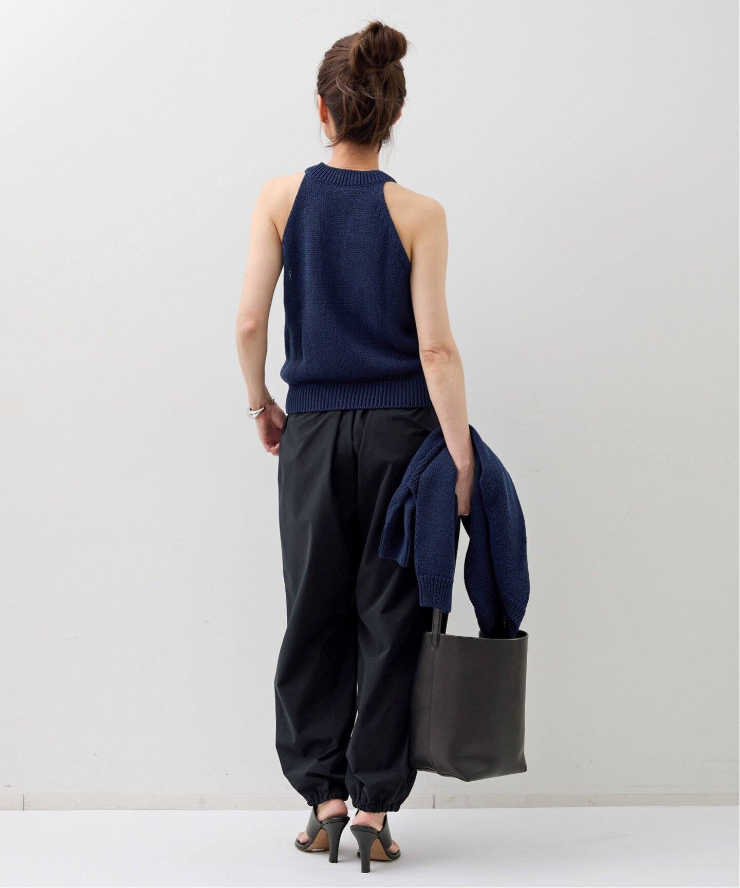 【新品】L'Appartement アメリカーナ Side Zip Pants AMERICANA/アメリカーナ】 Strech Waist Gather Pants（その他
