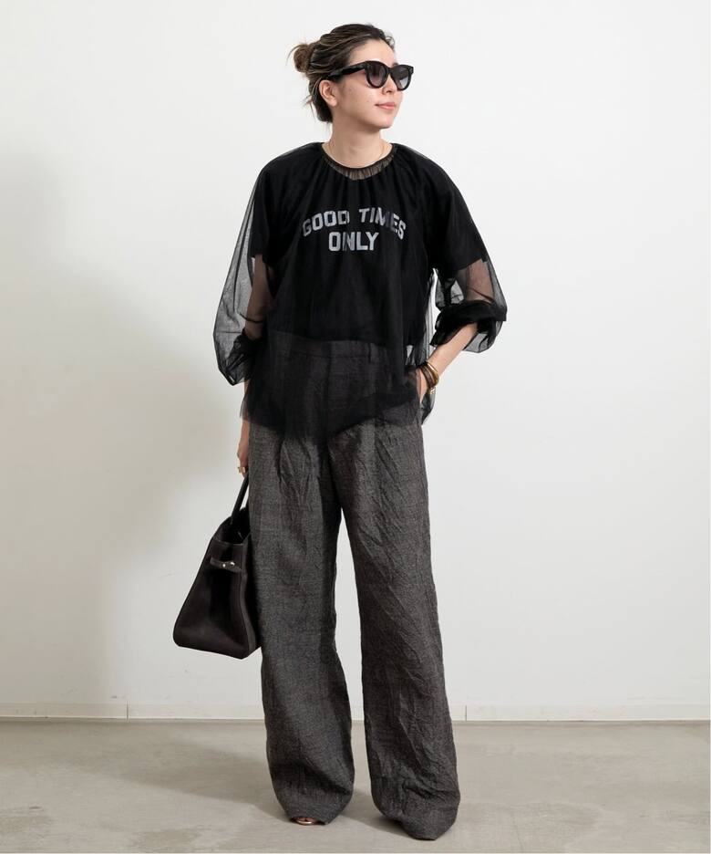 R13/アールサーティーン】 WIDE LEG TROUSER（スラックス）｜L  display picture 1