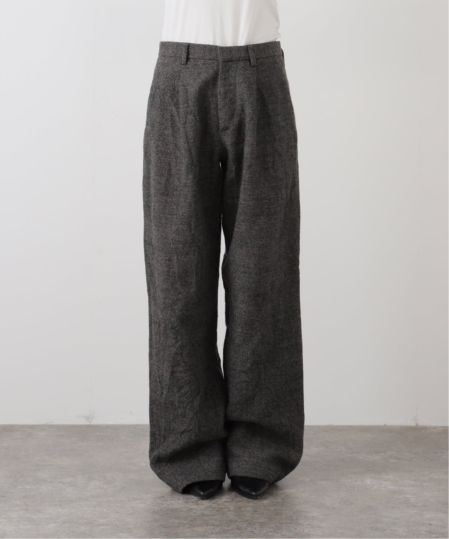 R13/アールサーティーン】 WIDE LEG TROUSER（スラックス）｜L