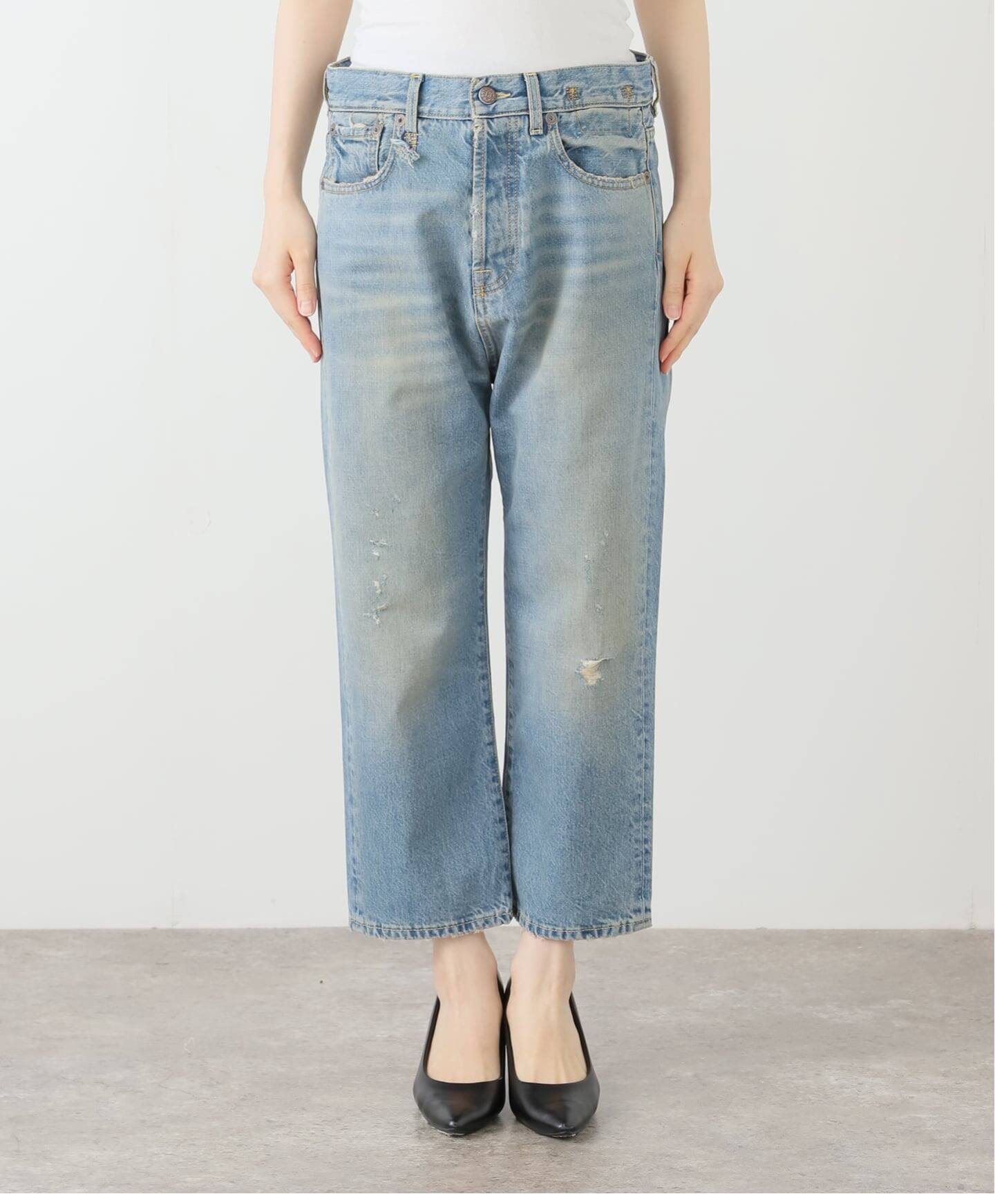 R13/アールサーティーン　ペイント　デニム　パンツ R13/アールサーティーン】 TAILORED DROP JEAN（デニムパンツ