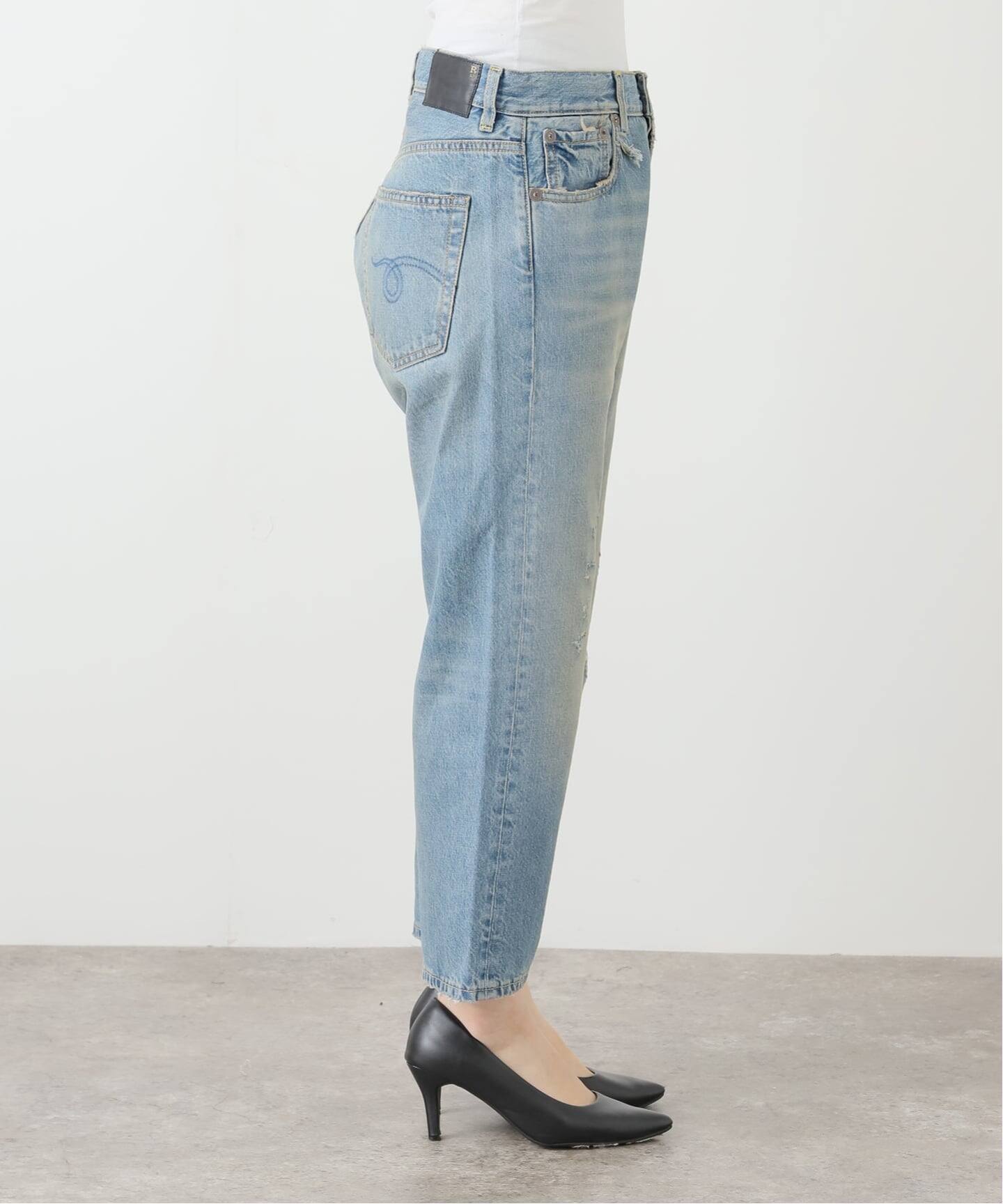 【R13/アールサーティーン】TAILOR DROP デニム TAILORED DROP JEANS - BARTER INDIGO - R13