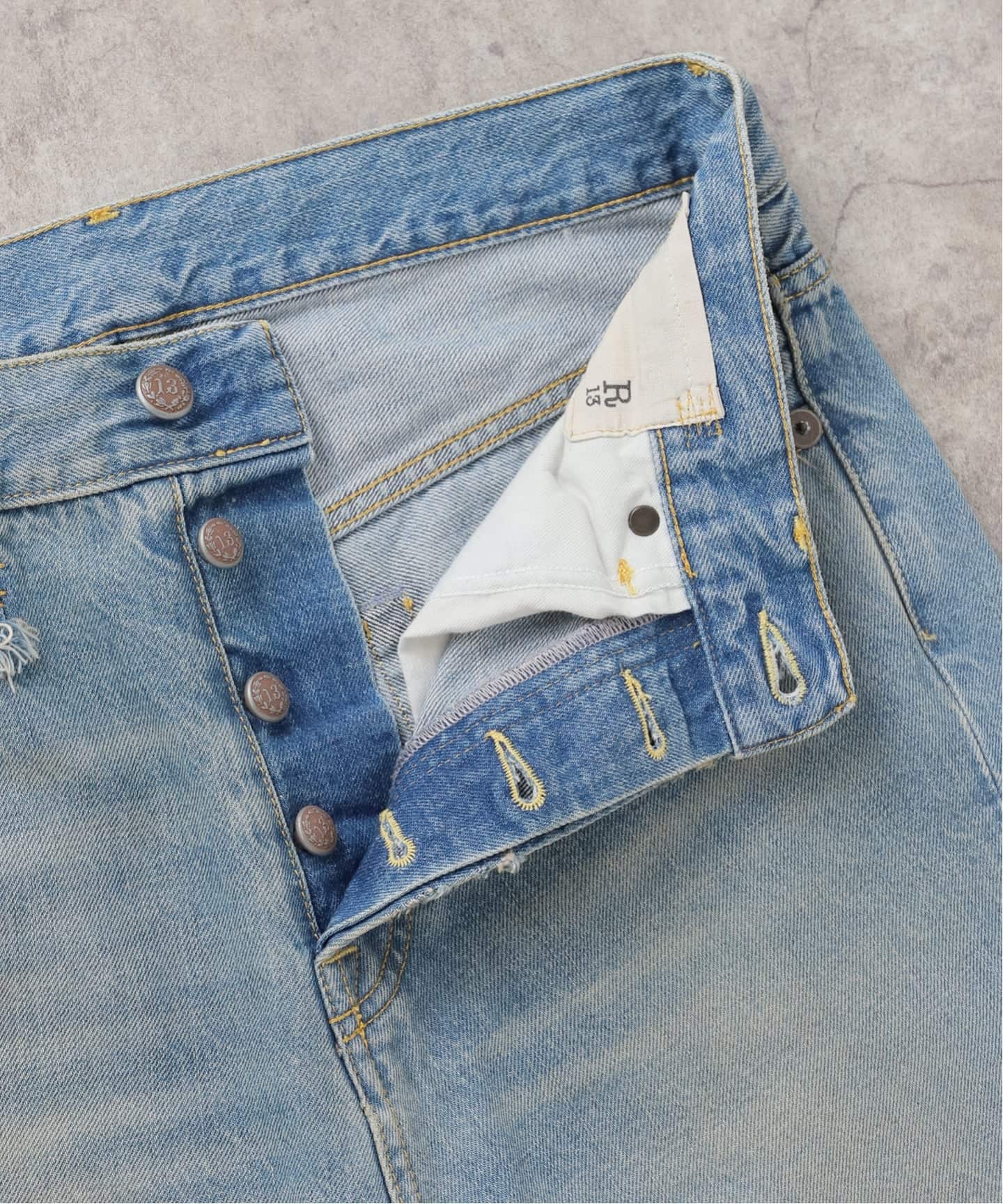 R13/アールサーティーン】 TAILORED DROP JEAN（デニムパンツ