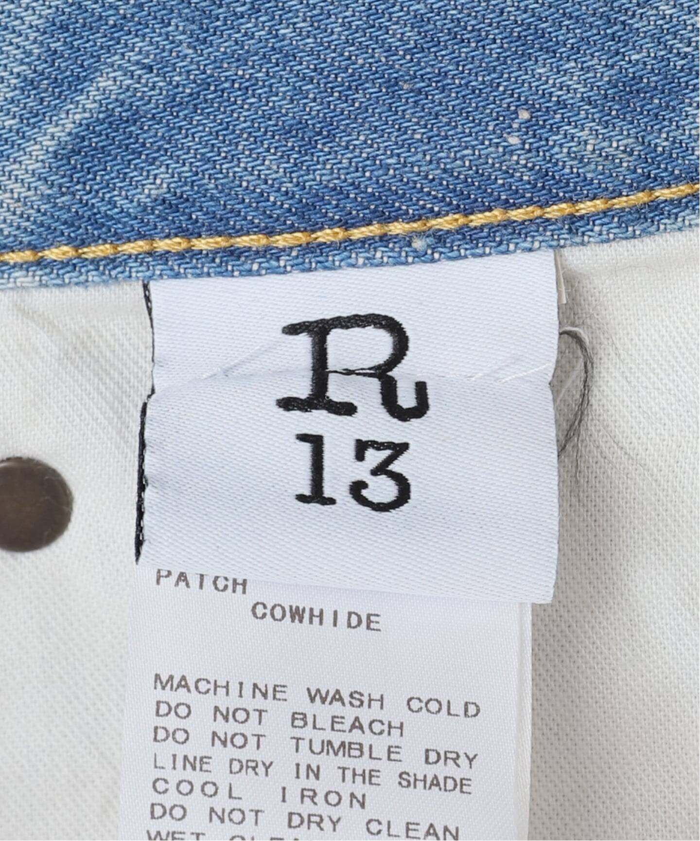 【R13/アールサーティーン】TAILOR DROP デニム R13/アールサーティーン】 TAILORED DROP JEAN（デニムパンツ