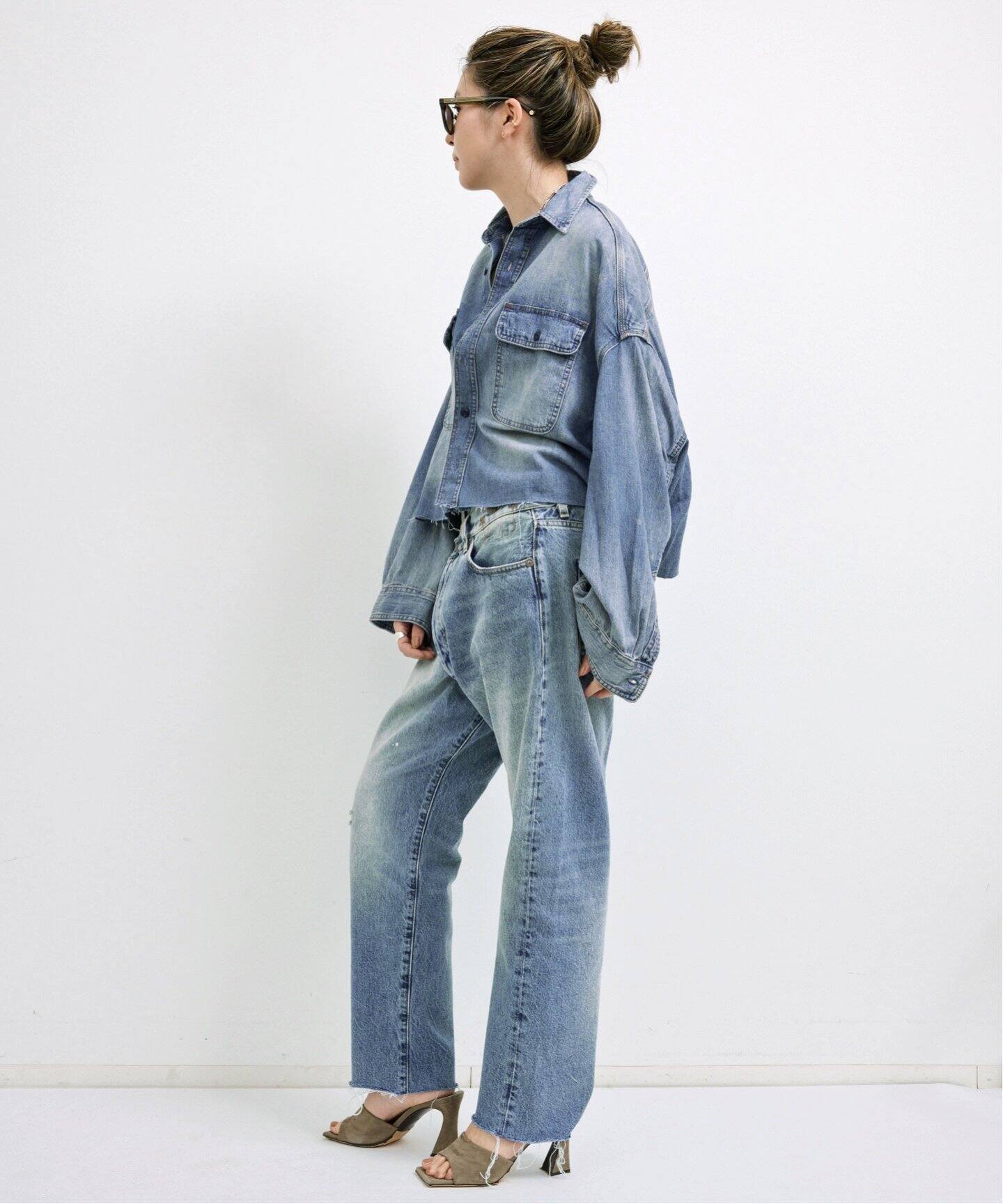 R13/アールサーティーン】 CROSSOVER JEAN（デニムパンツ・ジーンズ  