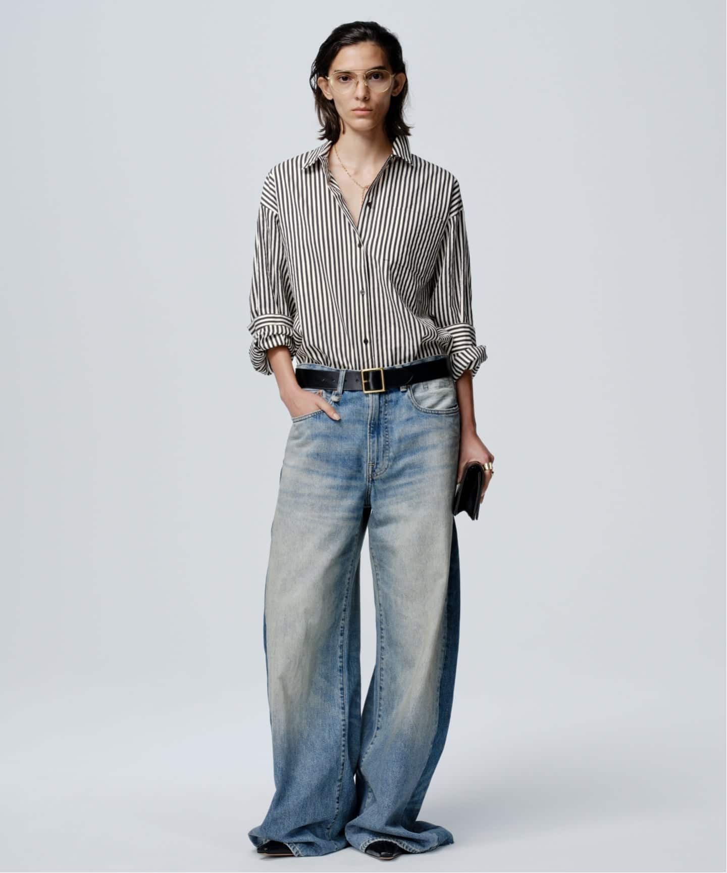 R13/アールサーティーン】 INSERT D'ARCY LOOSE JEAN（デニム