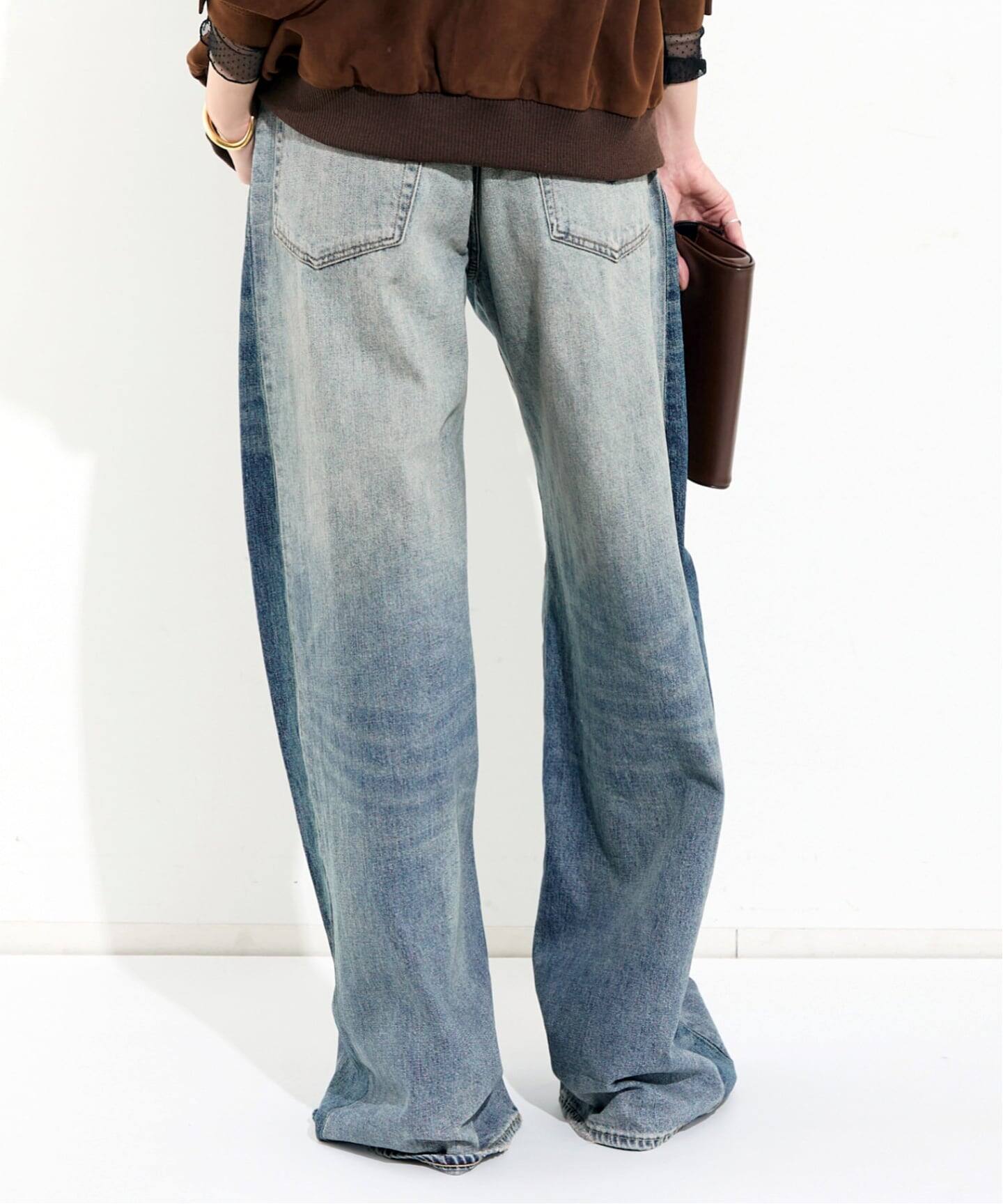 R13/アールサーティーン】 INSERT D'ARCY LOOSE JEAN（デニムパンツ