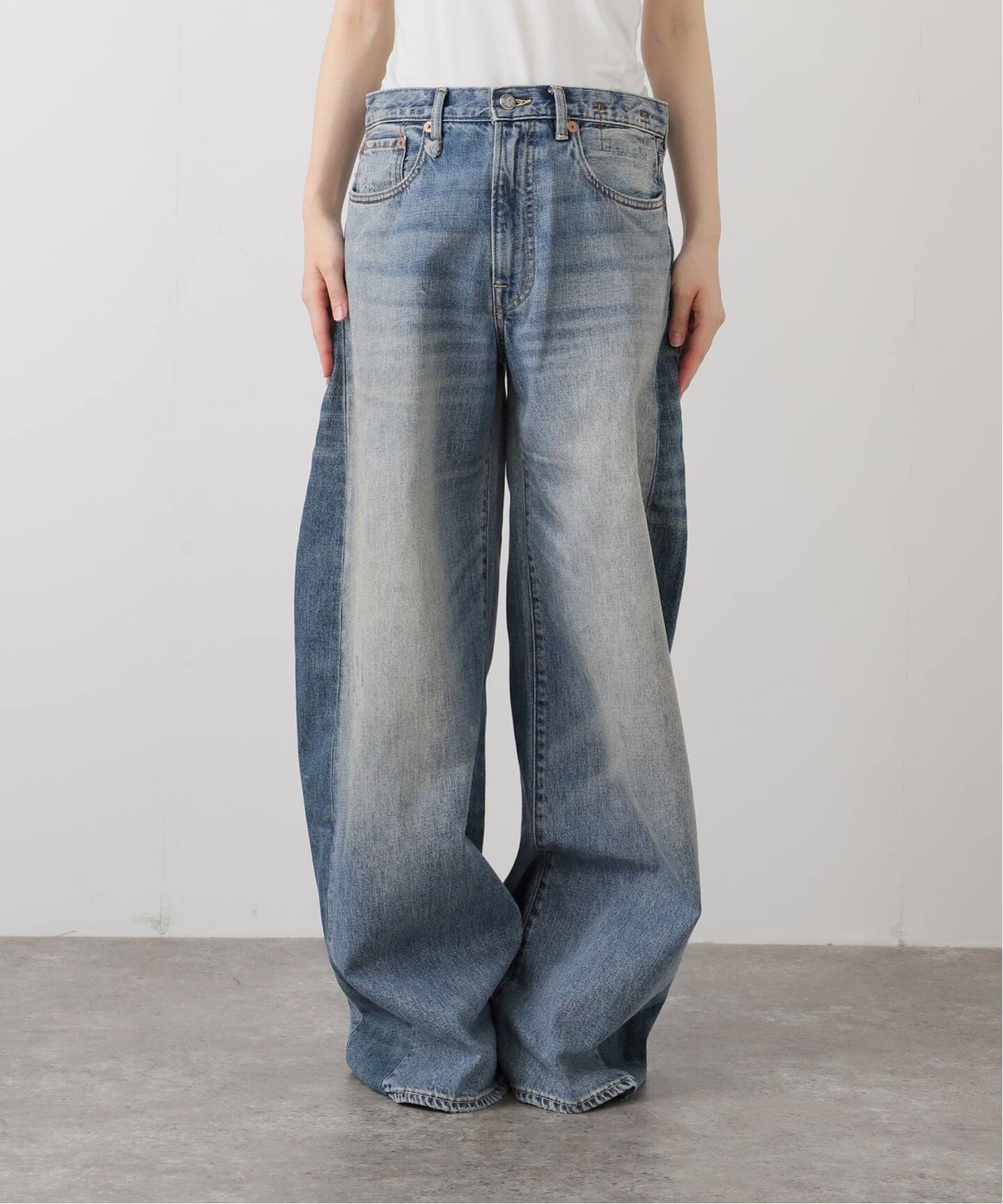 パンツ R13 INSERT DARCY LOOSEDENIM D'ARCY LOOSE JEAN - DAWSON BLUE - R13 R13 INSERT DARCY LOOSEDENIM