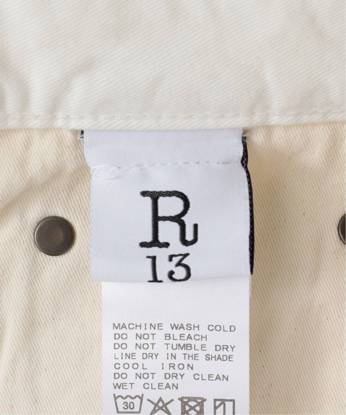 R13/アールサーティーン】 DAMON PLEATED JEAN（デニムパンツ