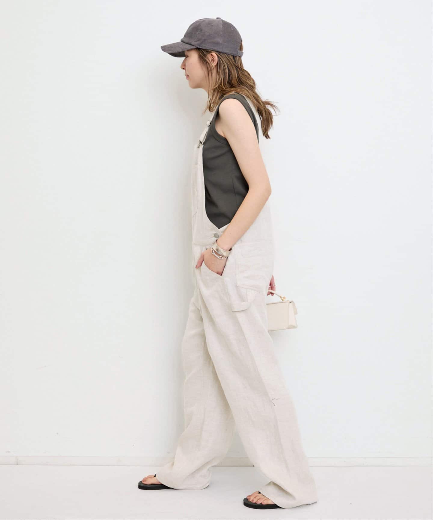 UNION LAUNCH /ユニオン ランチ】 LINEN OVERALL（サロペット